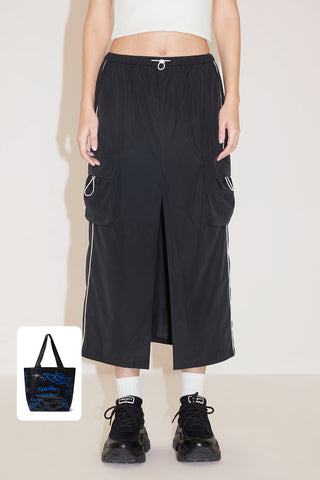 Miss Sixty x Keith Haring Capsule Collection Mid-Length Elasticated Waist Sporty Skirt