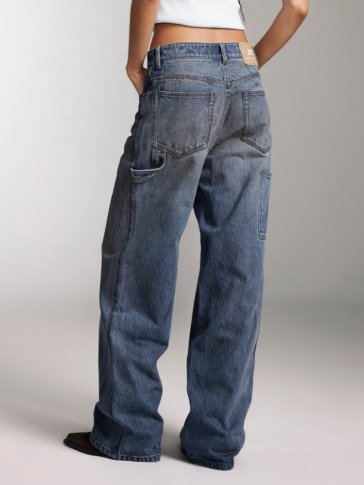 Wasteland Style Distressed Jeans