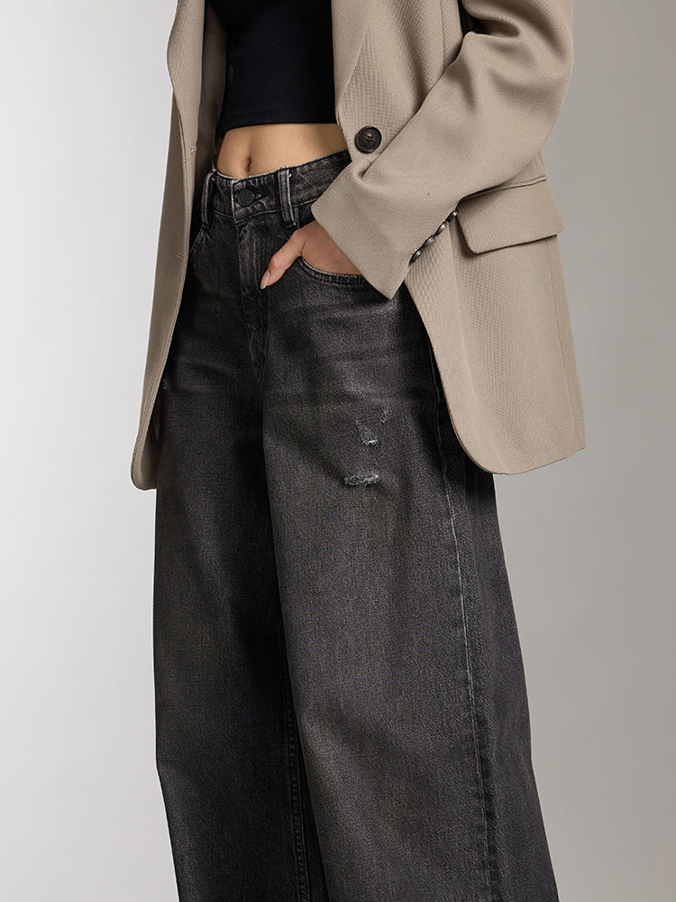 Vintage Low Rise Wide Leg Jeans