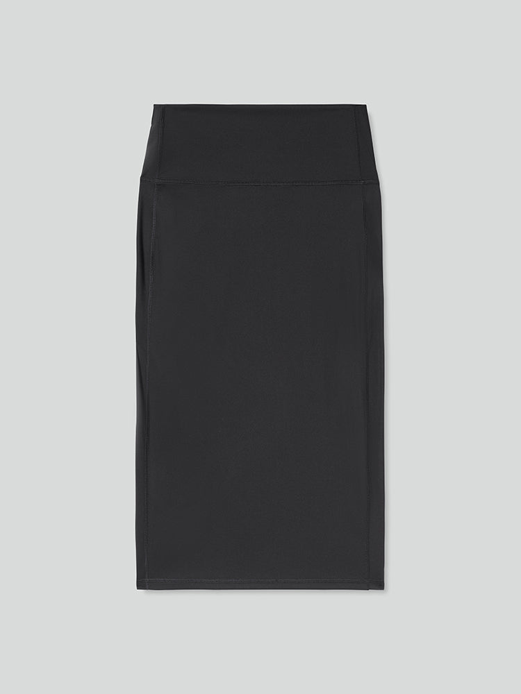 Slim Fit Straight Slit Skirt