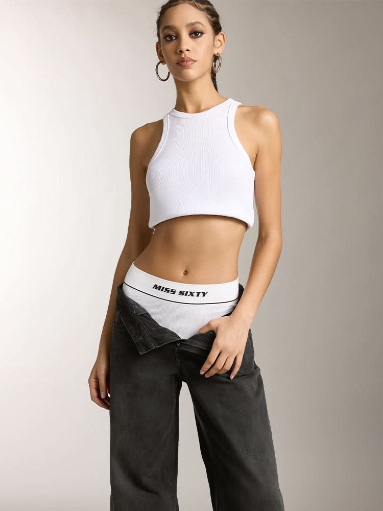 Colour Contrast Cotton Shorts