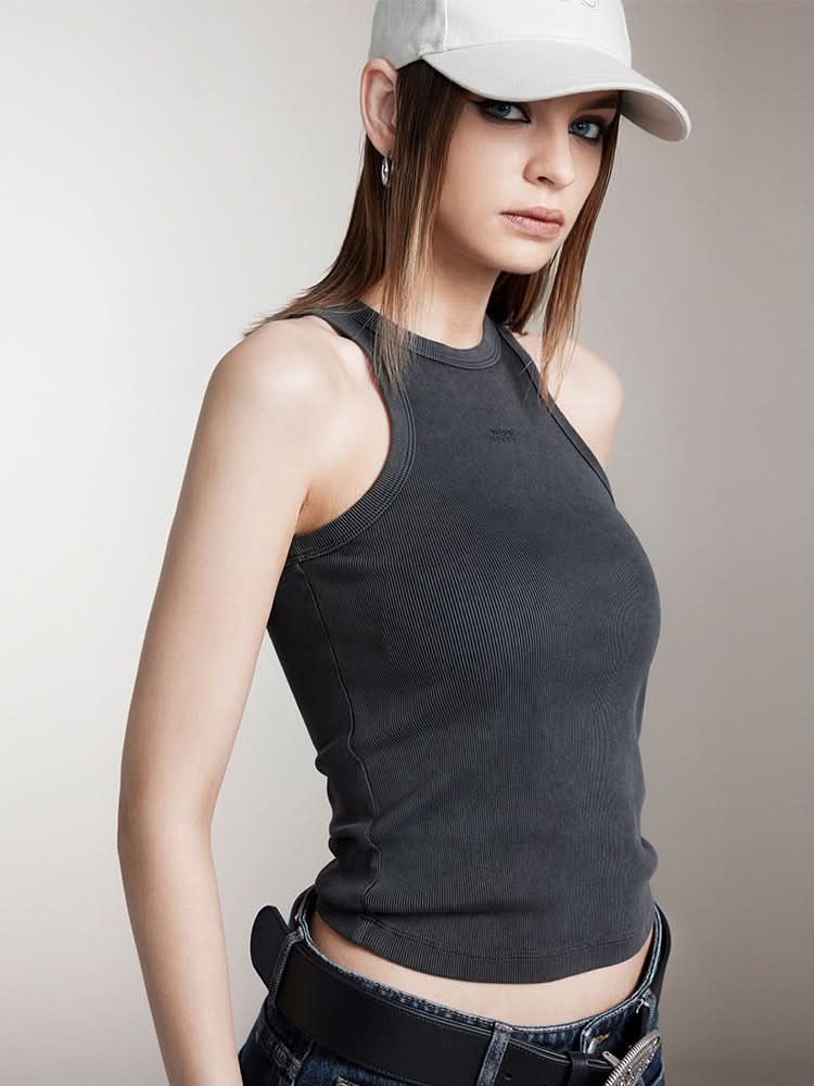 Printed Slim Fit Tank Top