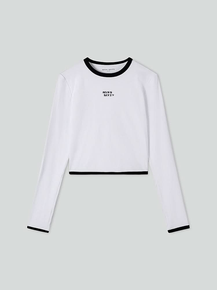 Crew Neck Slim Fit Top T-Shirt