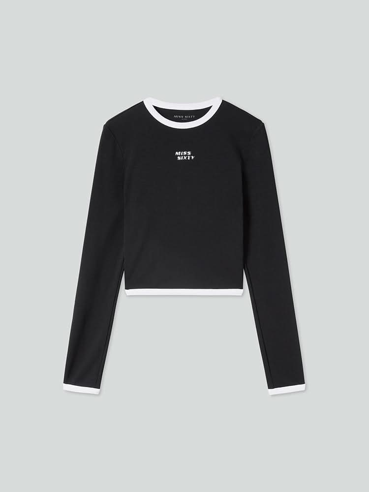 Crew Neck Slim Fit Top T-Shirt