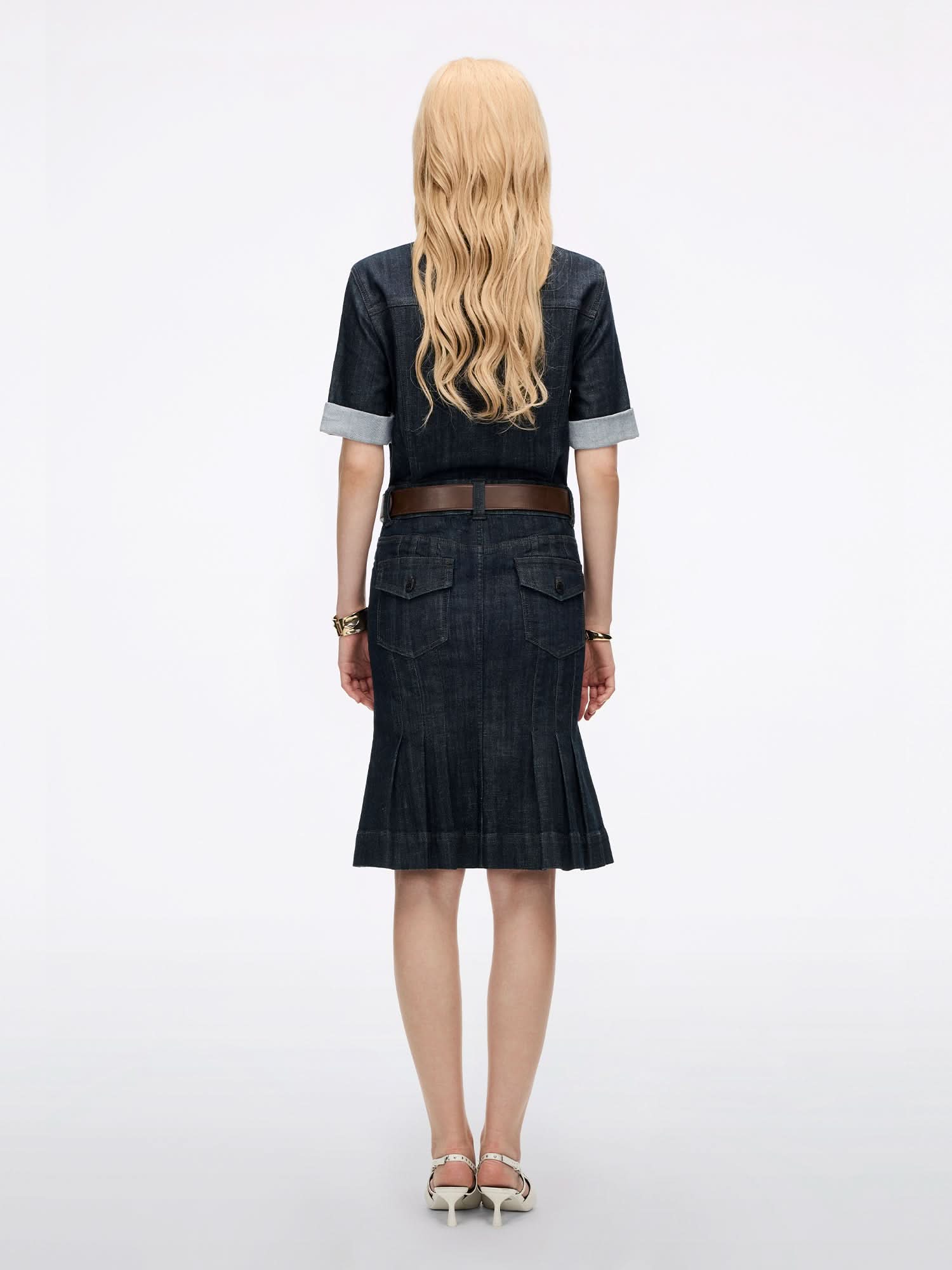 white christmas dresses Denim Dress