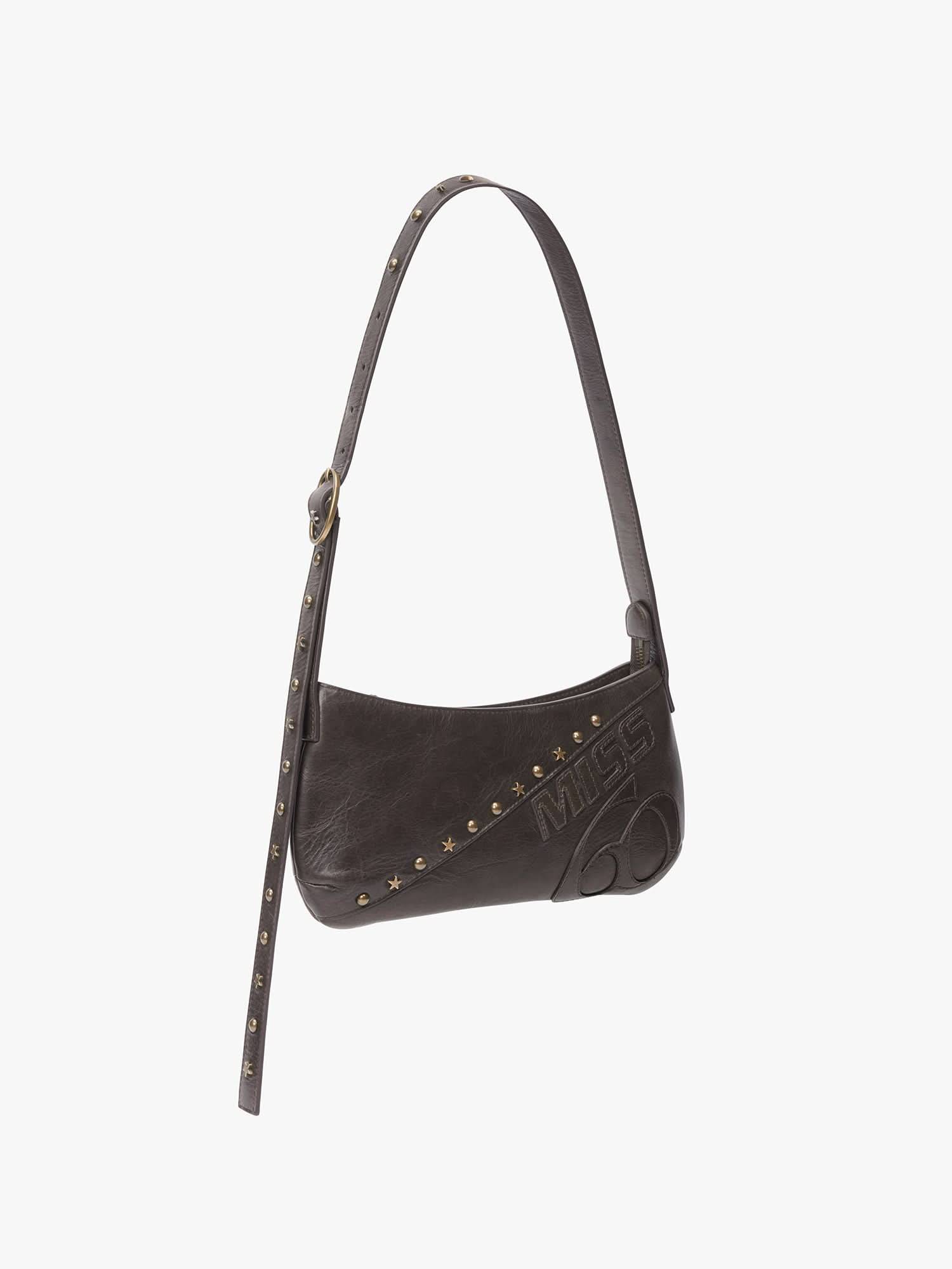 Multi-Stud Shoulder Bag - MISS SIXTY