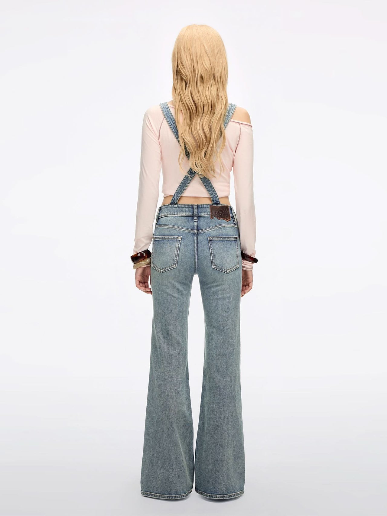 Multi-Button Denim Jumpsuit