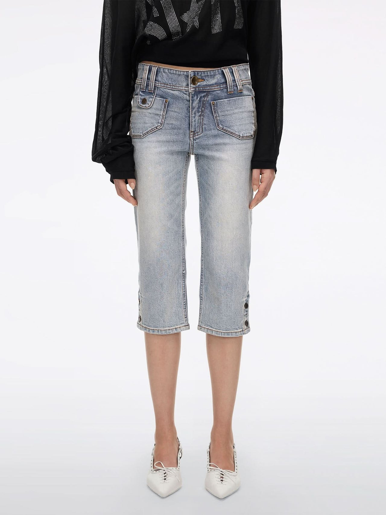 Skinny Capri Jeans