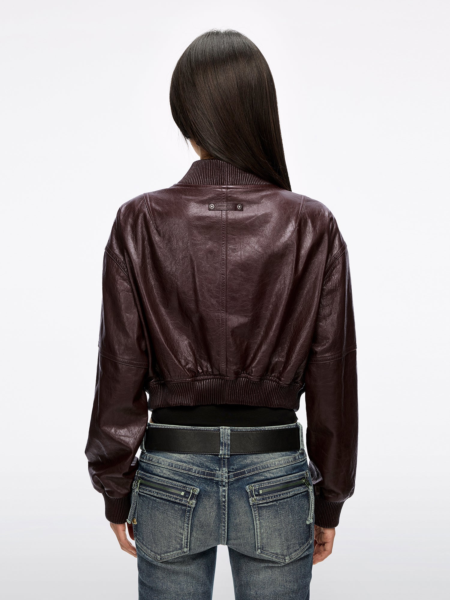 Genuine Leather Jacket - MISS SIXTY