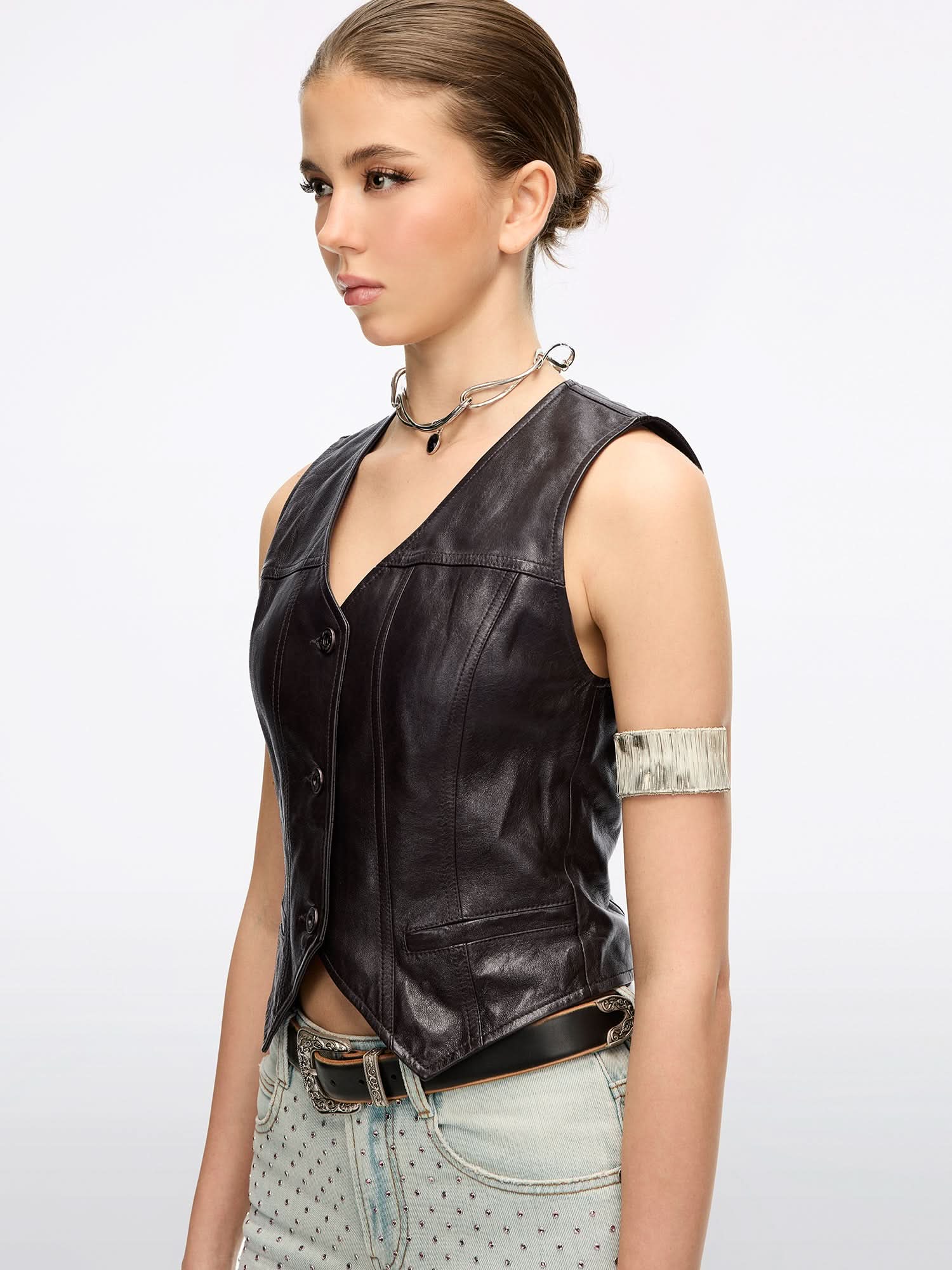 Sheepskin Gilet - MISS SIXTY