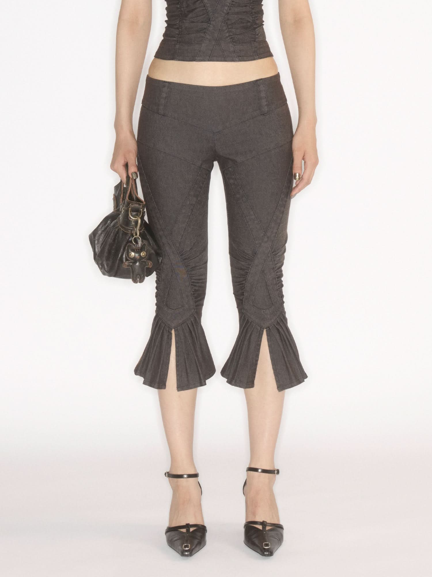 Slit Flare Pants - MISS SIXTY