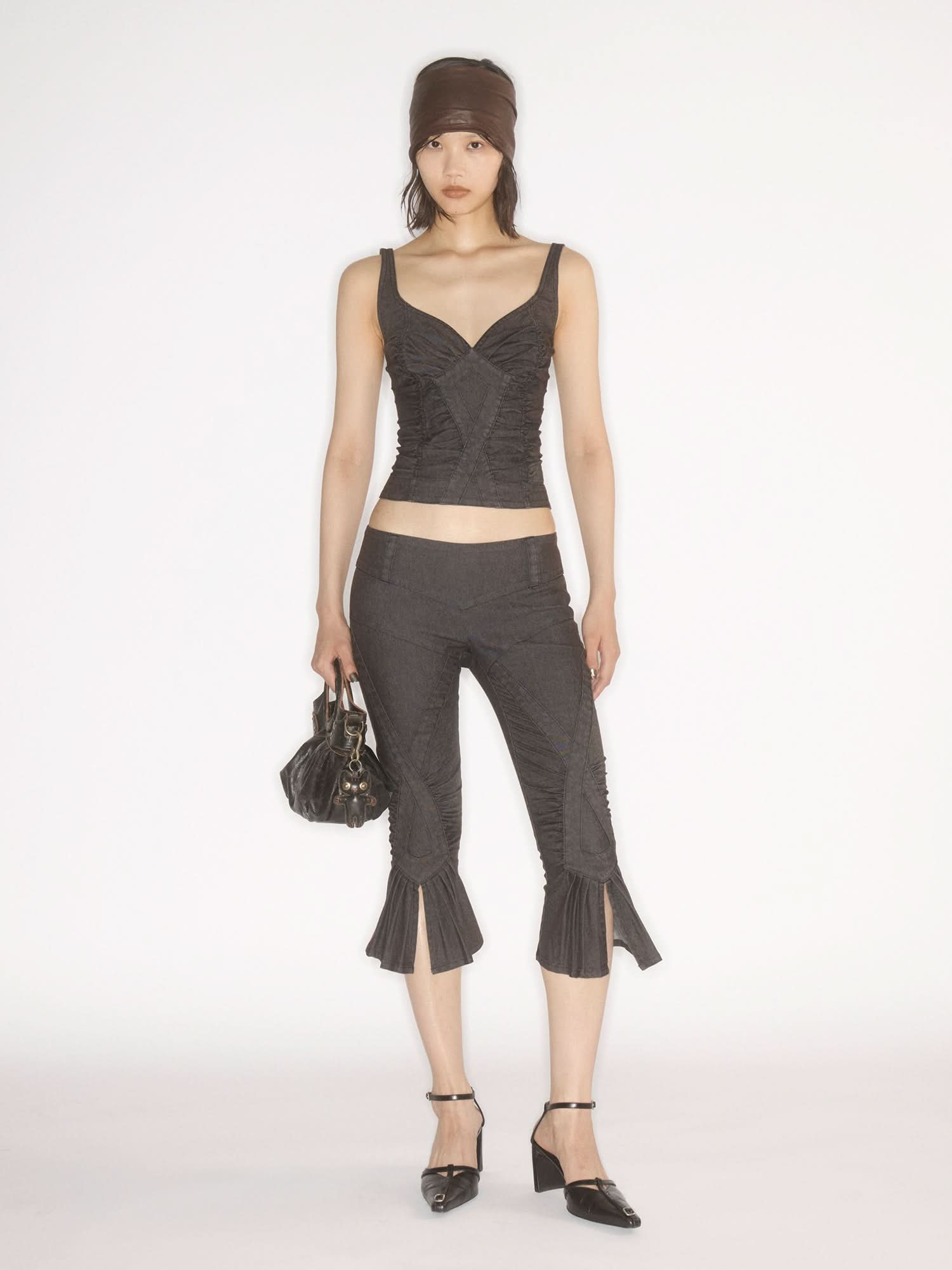 Slit Flare Pants - MISS SIXTY
