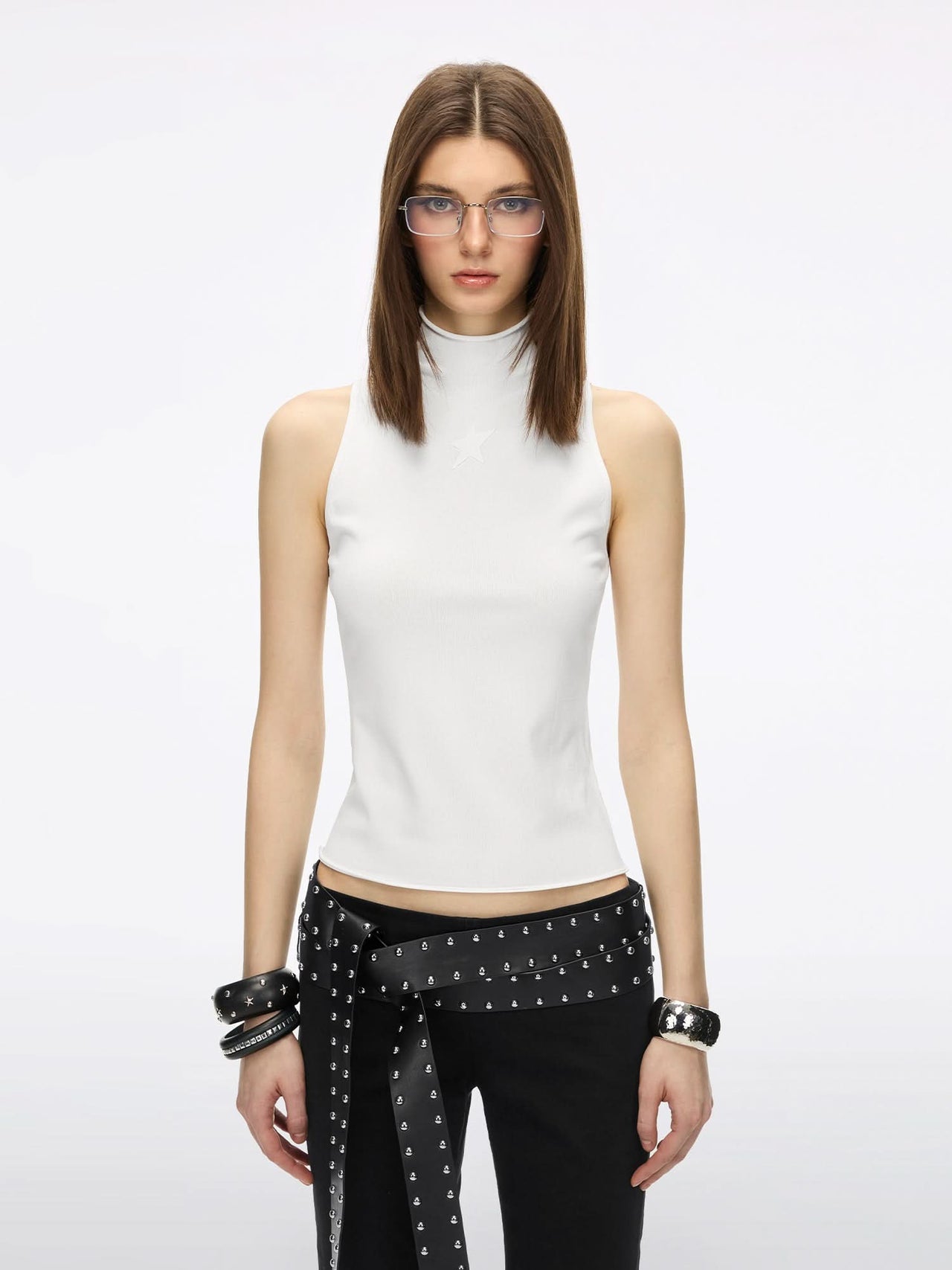 Patchwork Knit Vest