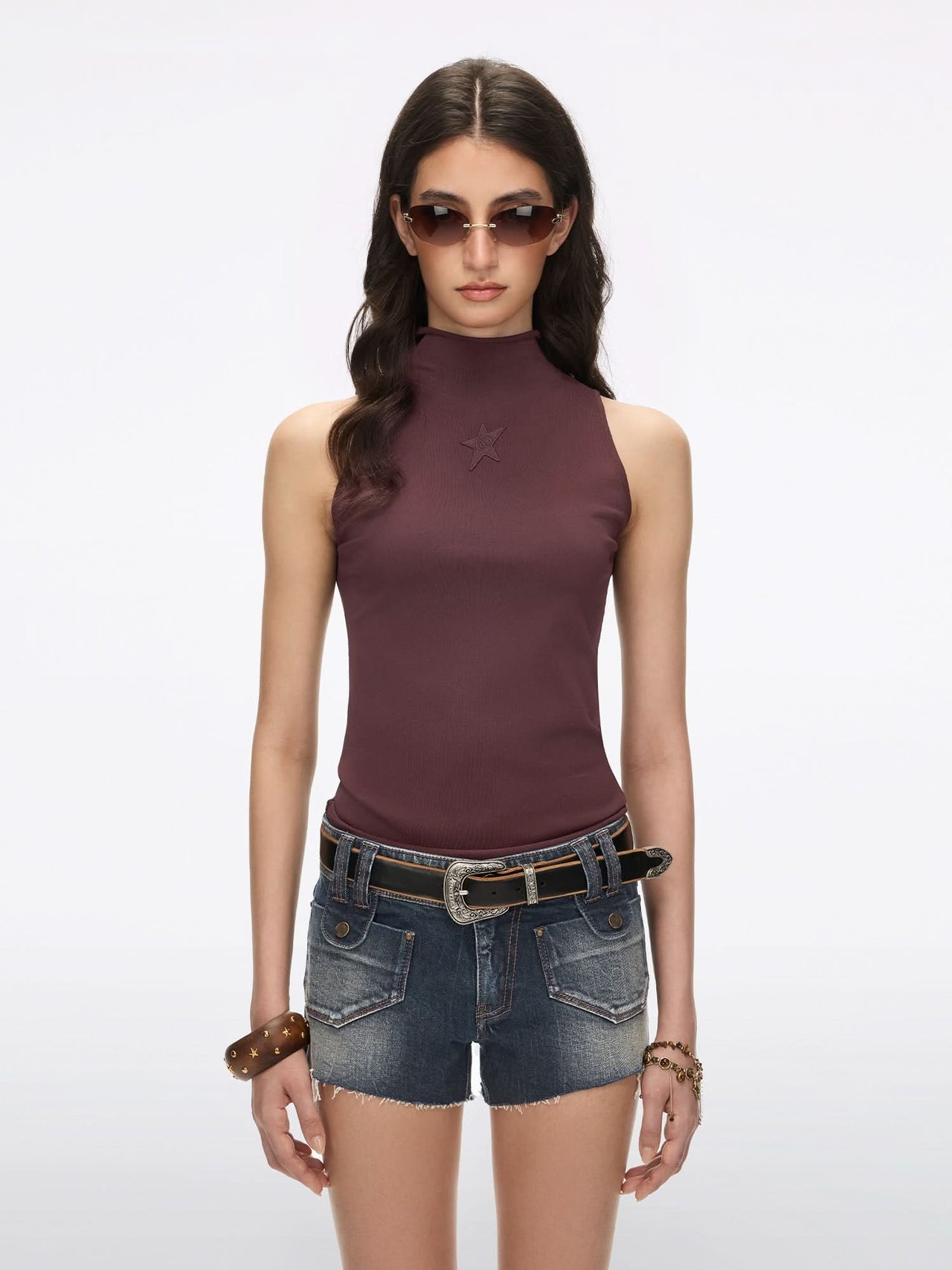 Patchwork Knit Vest