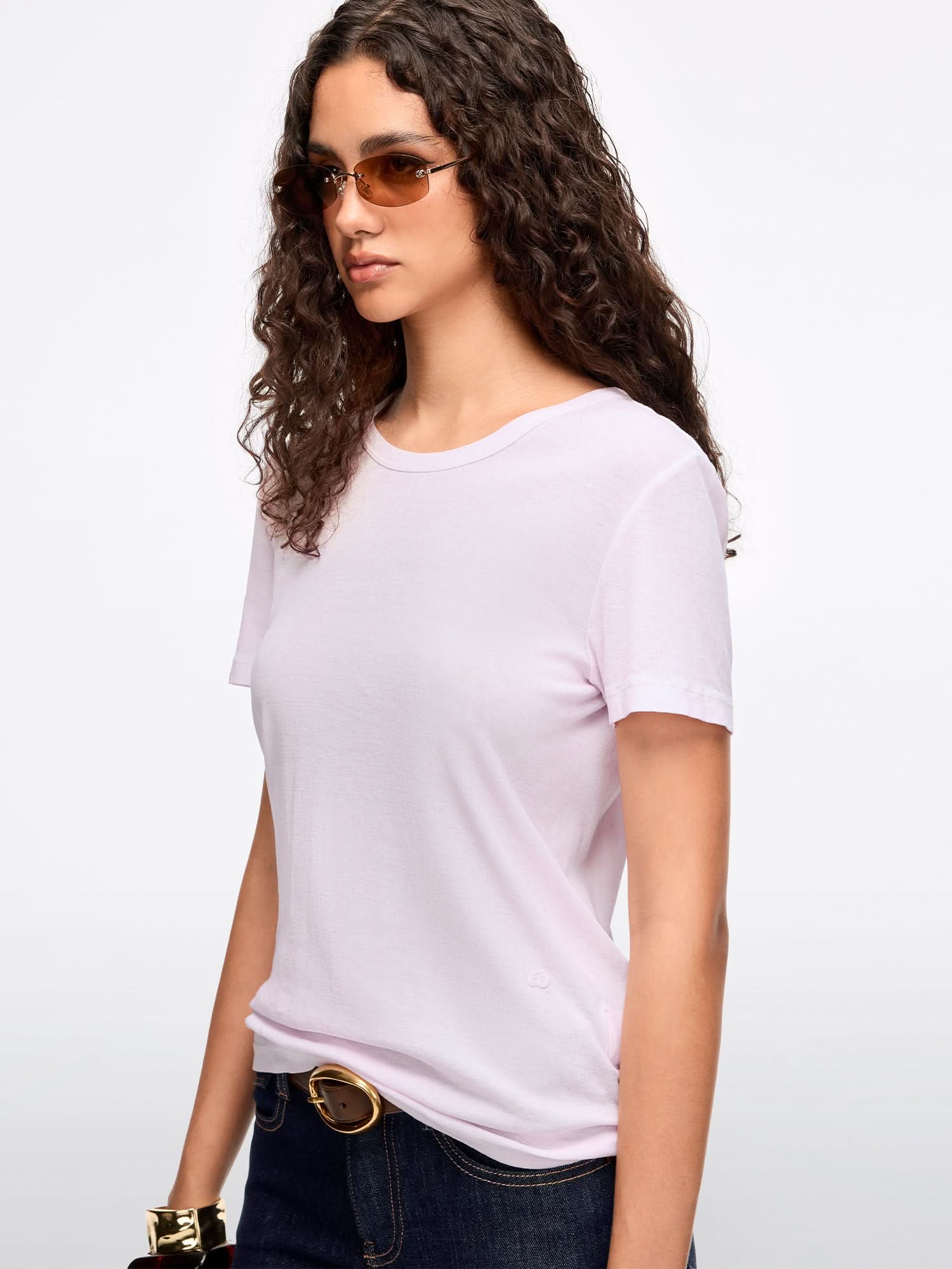 T-Shirt Donna Miss Tee - Comfort Quotidiano, Tessuto Di Qualità, Abbinabile A Qualsiasi Look, Facile Da Lavare