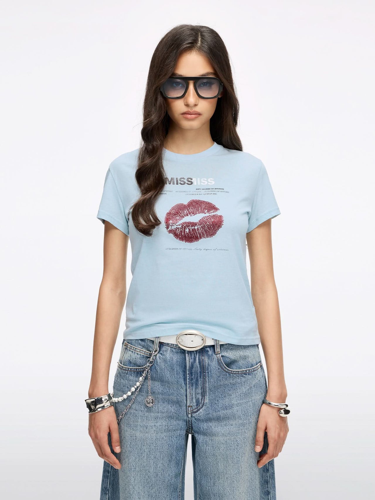 Lip-Print T-Shirt