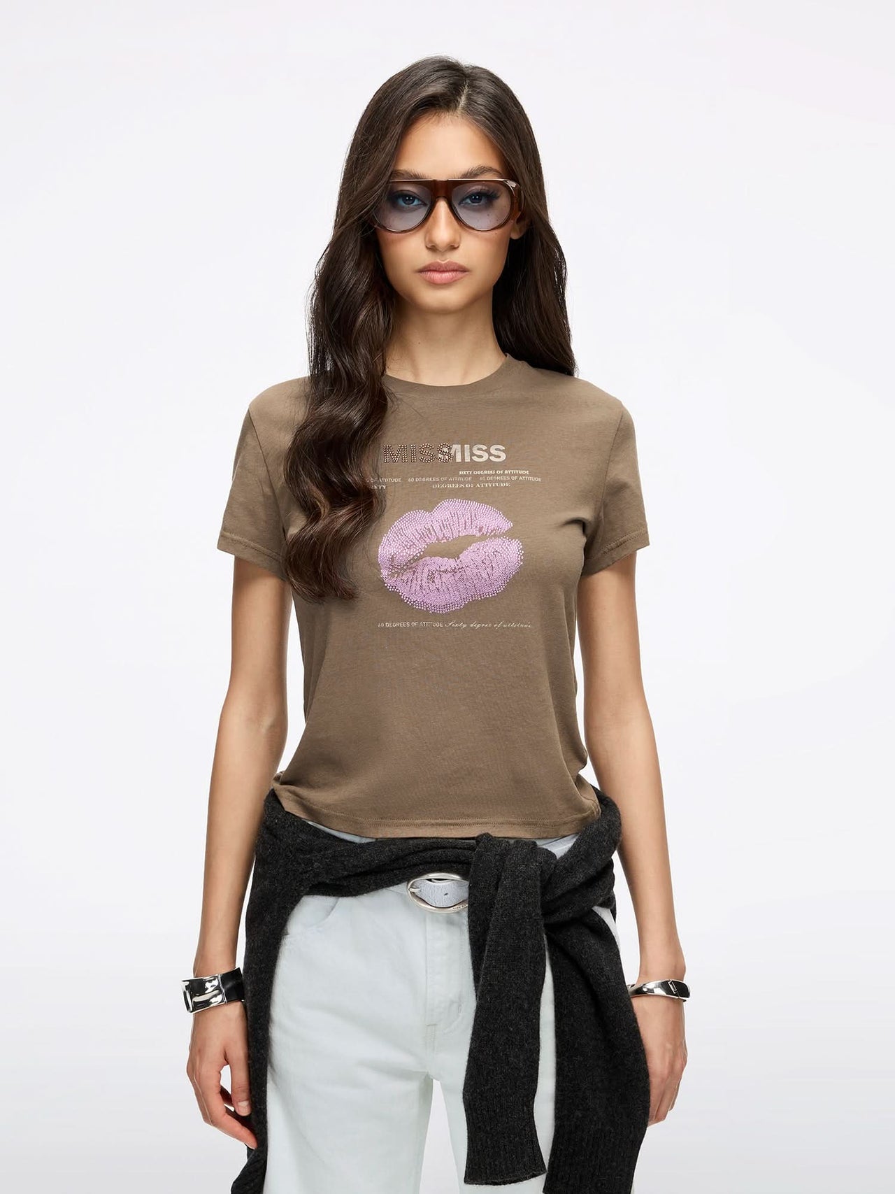 Lip-Print T-Shirt