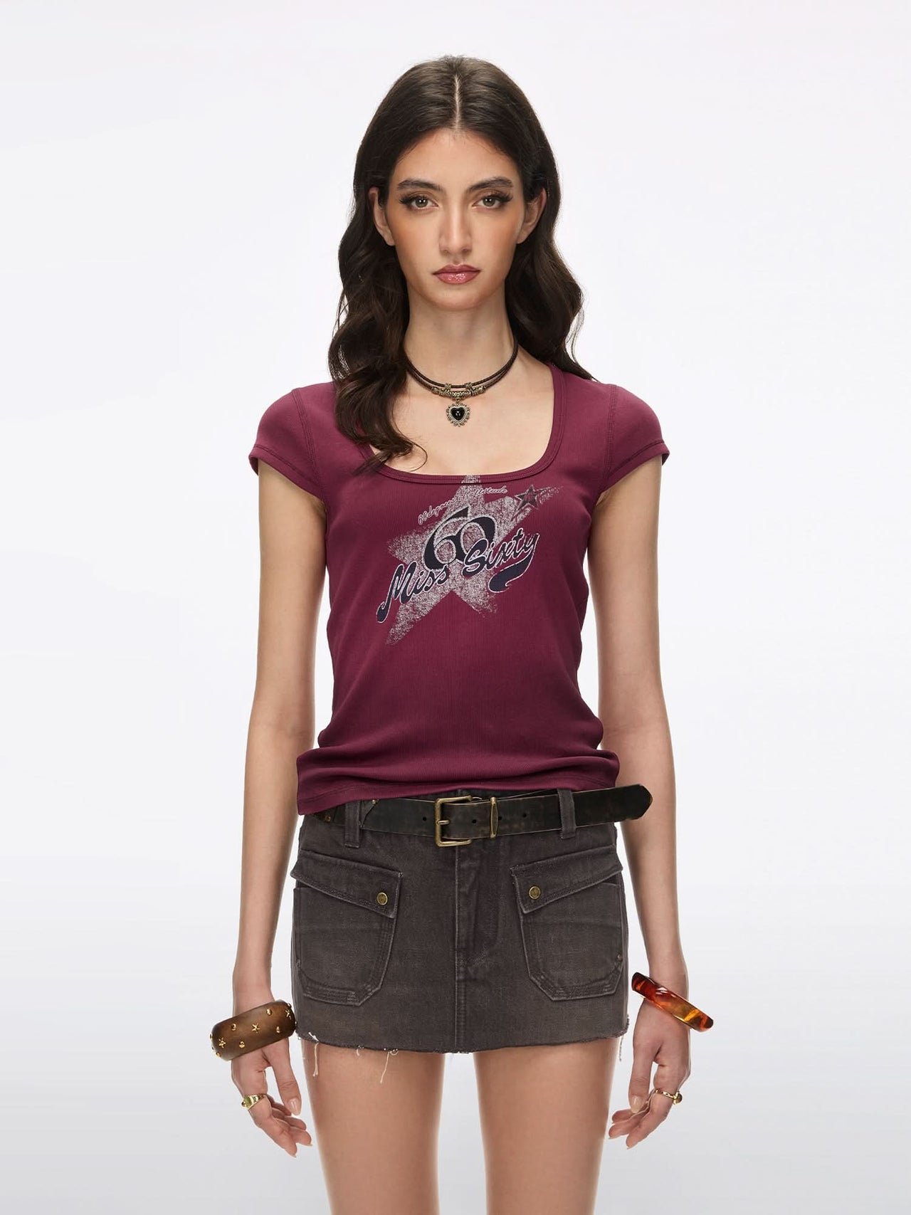 Faded Print T-Shirt