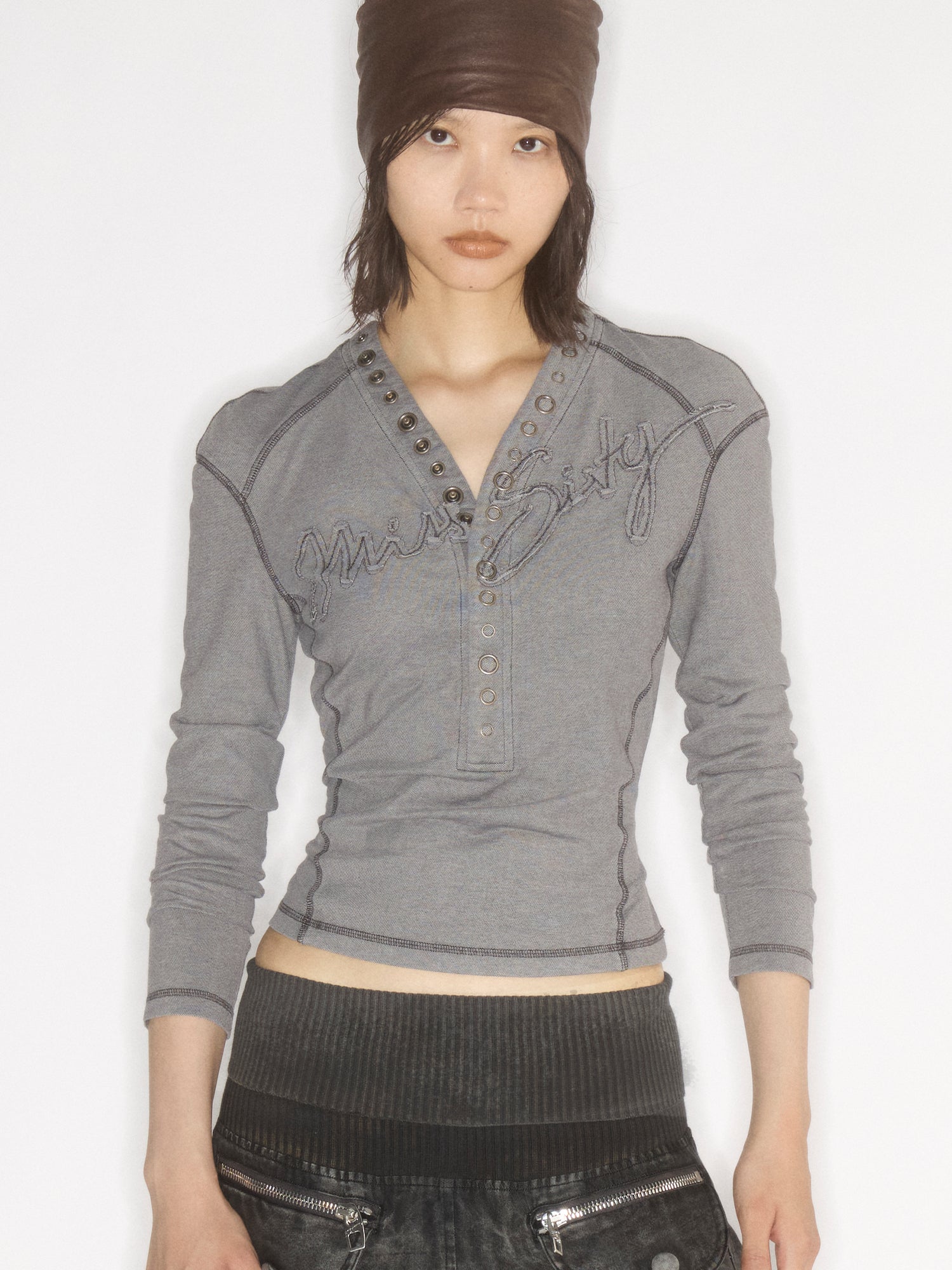 Logo Patchwork T-Shirt - MISS SIXTY