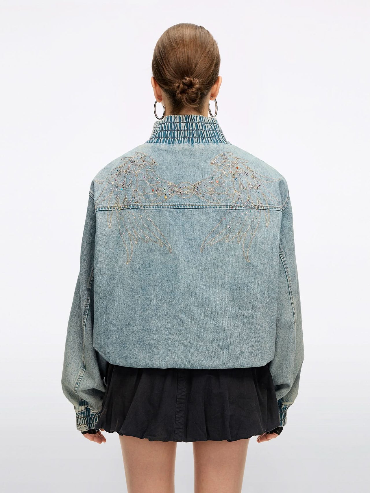 Rhinestone Denim Jacket