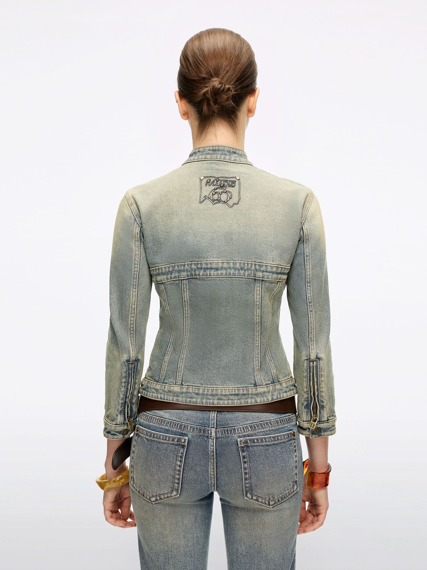 Sサイズ MissSixty racer motorsport denimJKT Logo Denim Jacket - MISS SIXTY