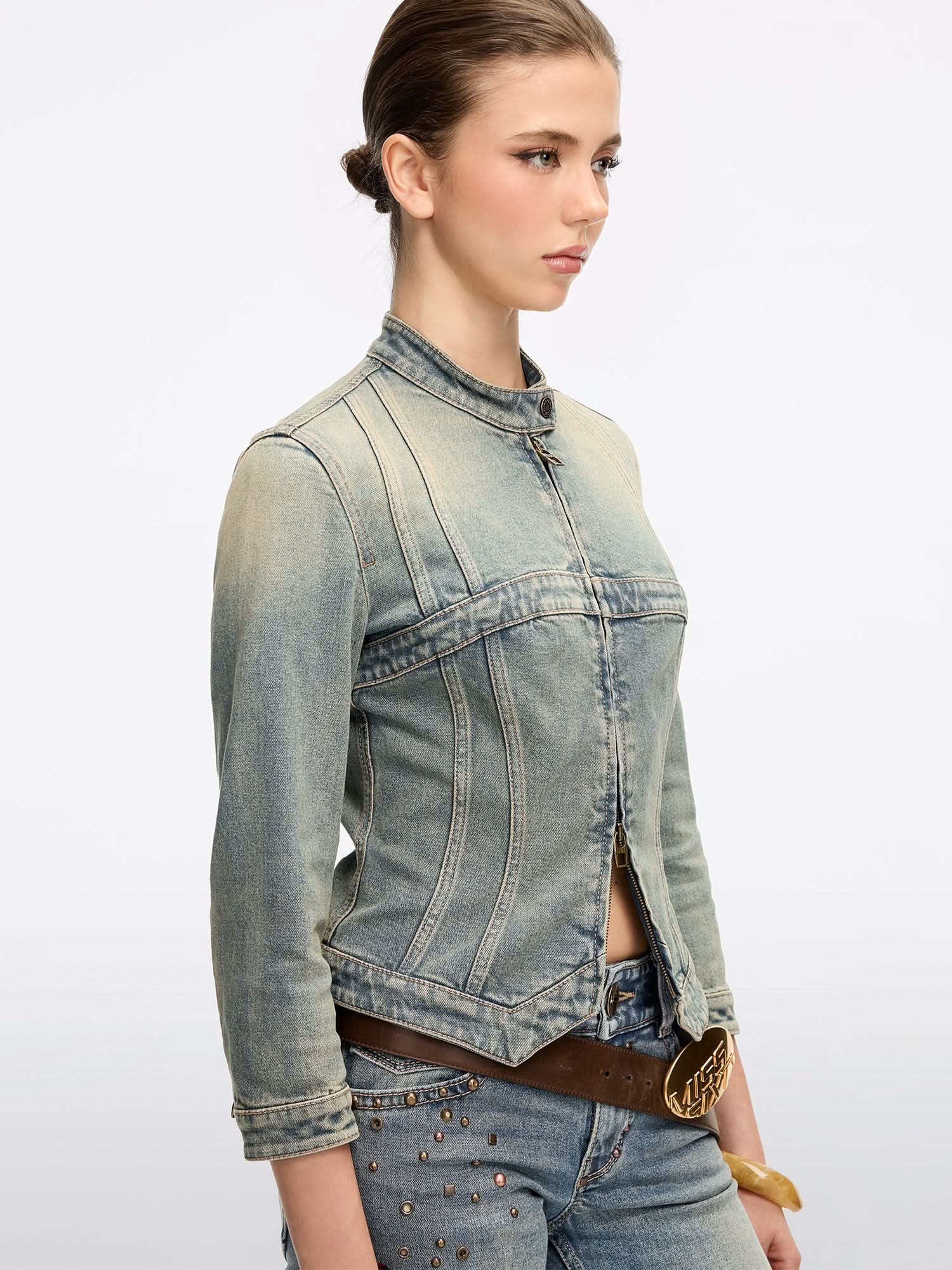 Logo Denim Jacket - MISS SIXTY