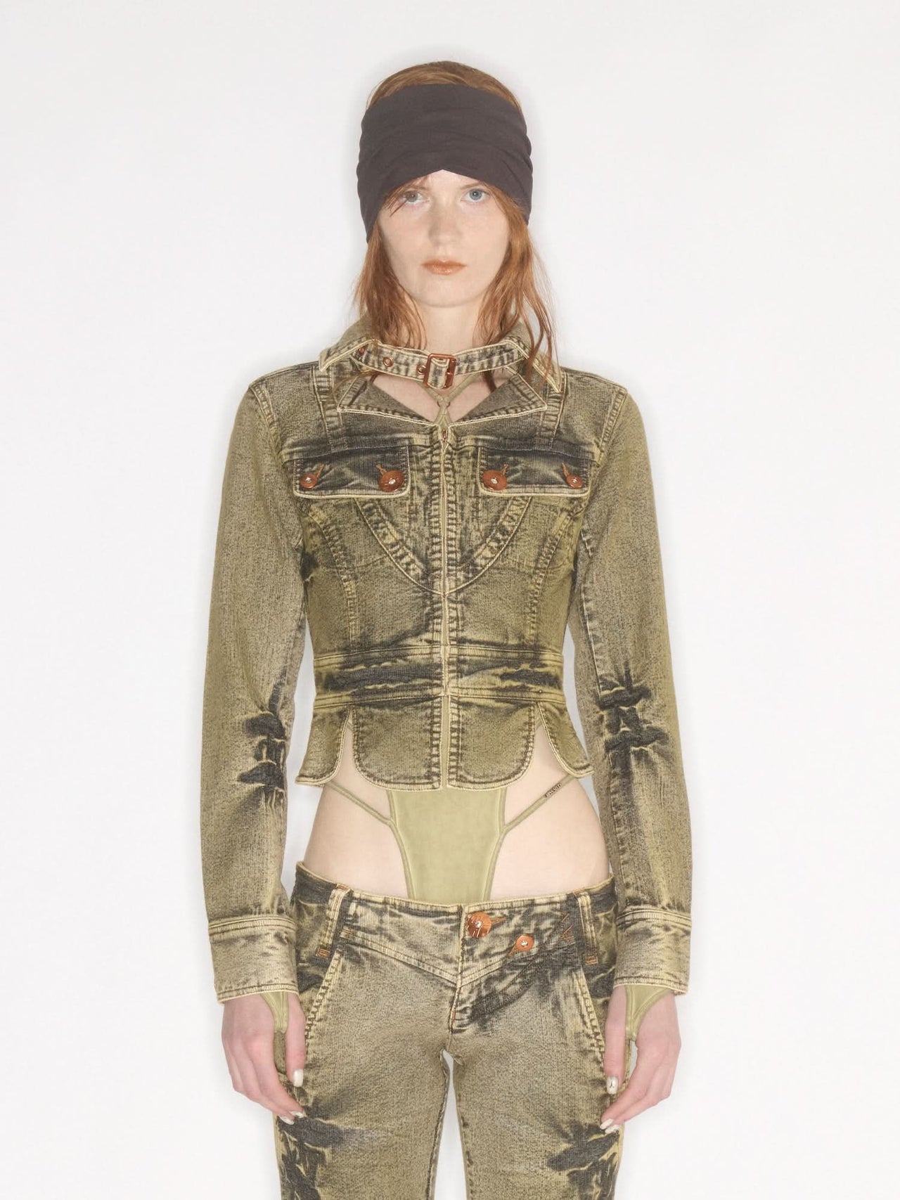 Tie-Dye Denim Jacket