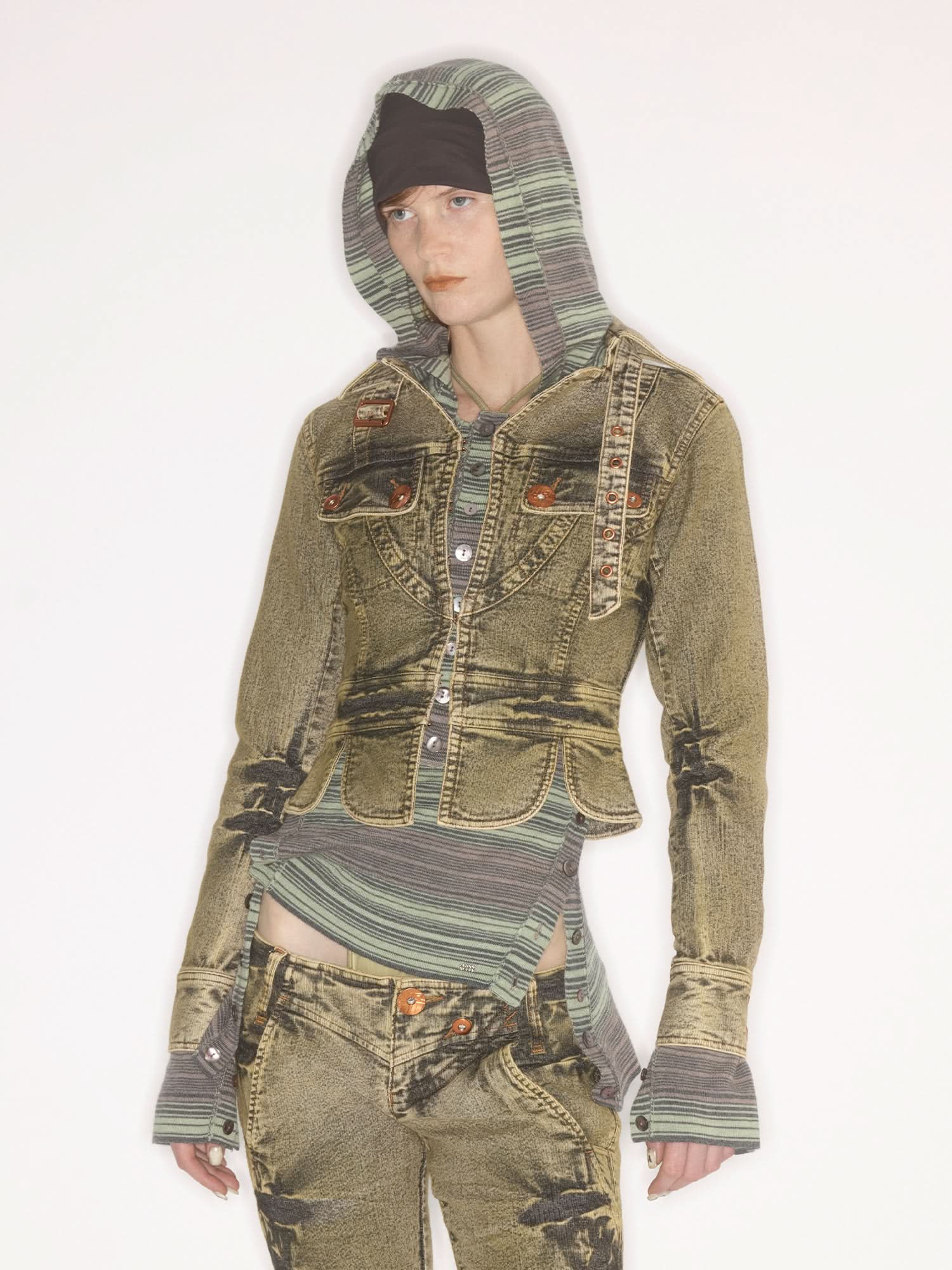 Tie-Dye Denim Jacket - MISS SIXTY