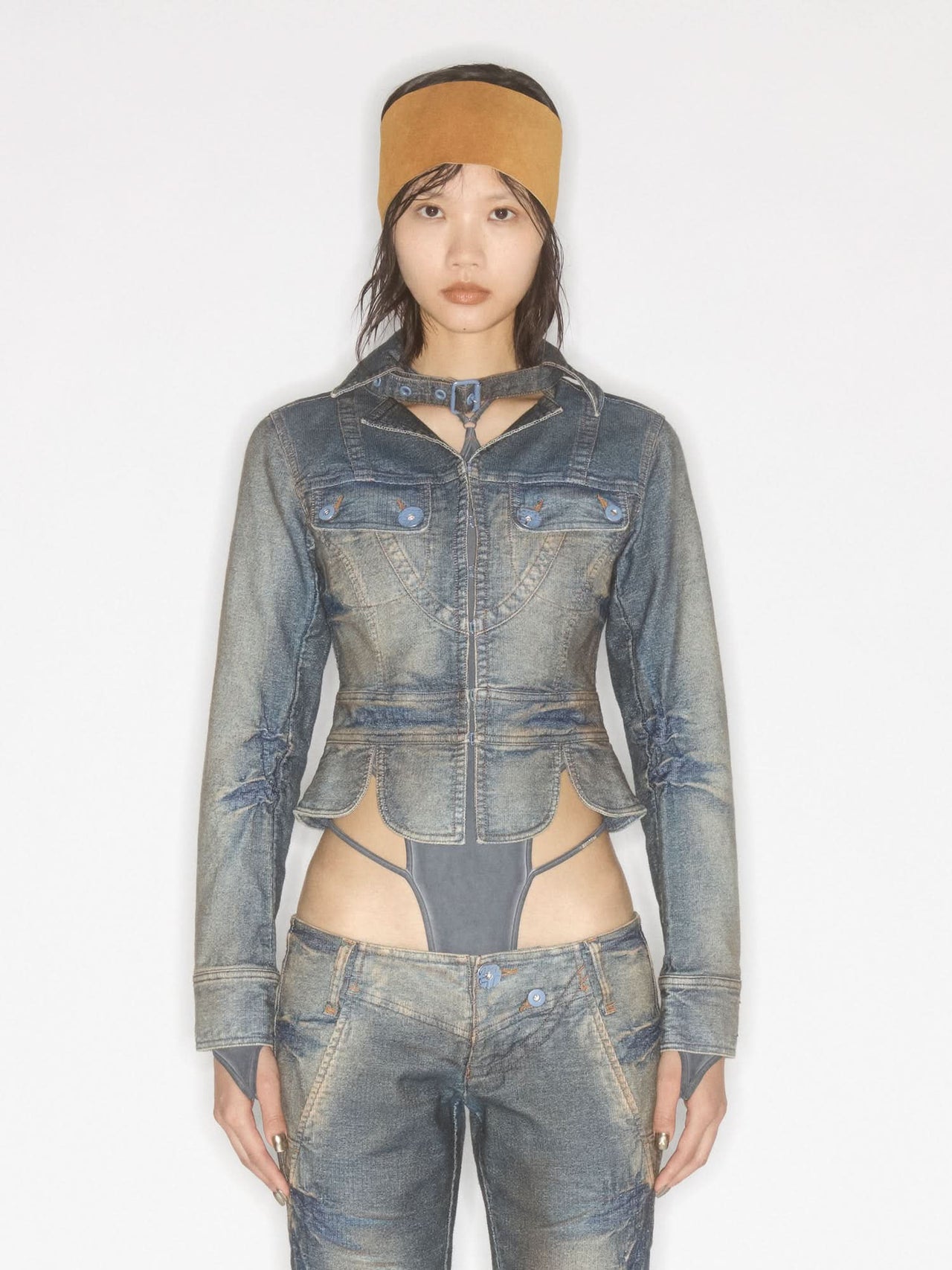 Tie-Dye Denim Jacket