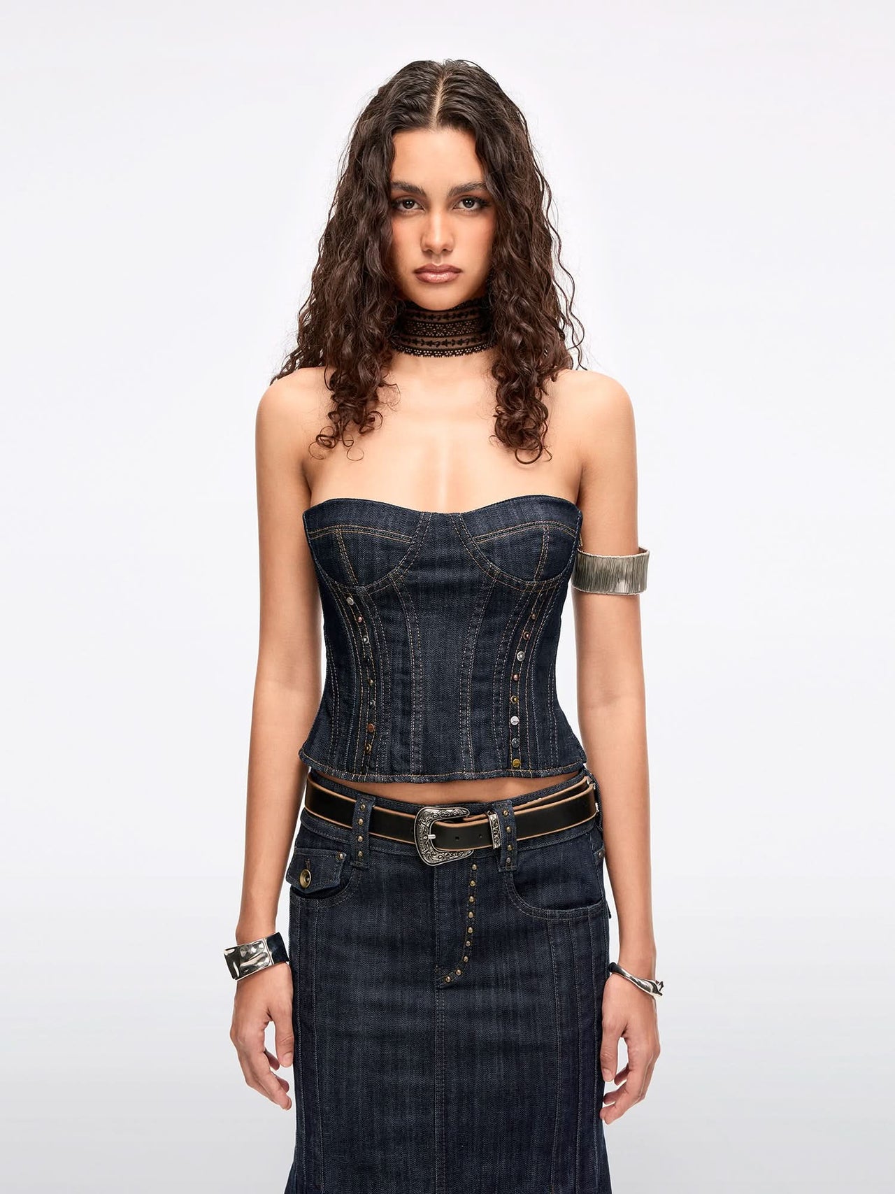 Denim Bustier