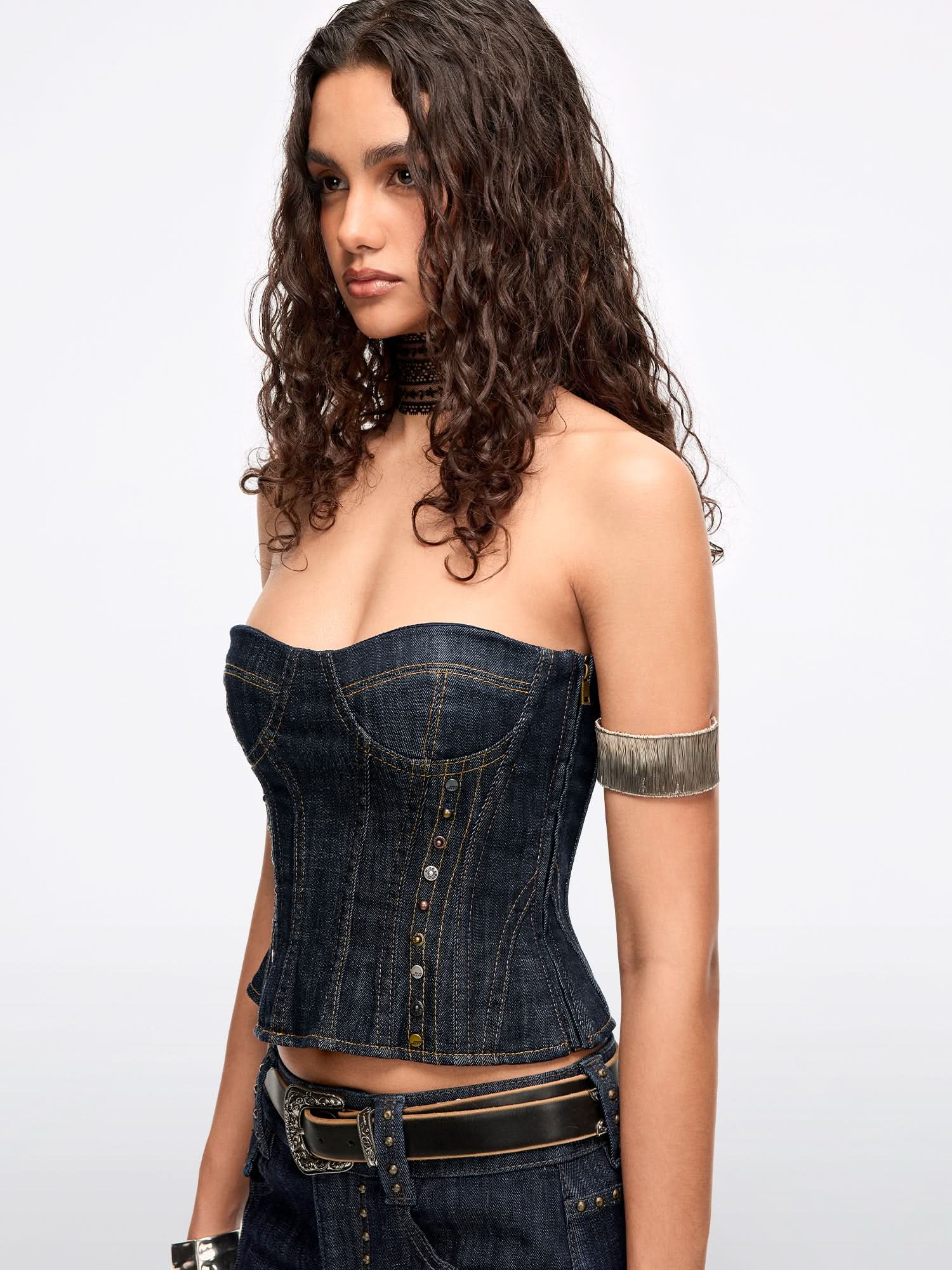Denim Bustier - MISS SIXTY