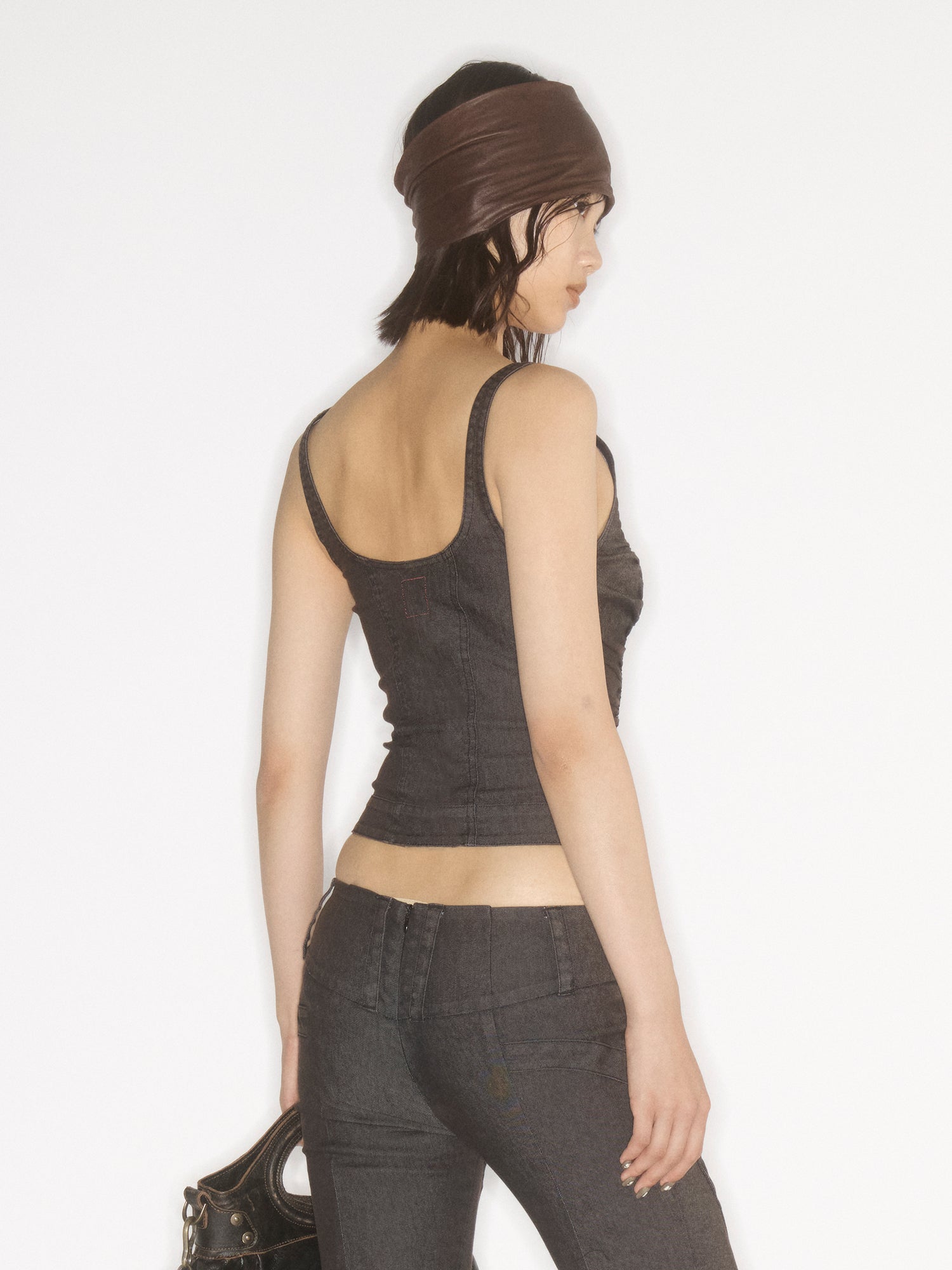 miss sixty手のプリント タンクトップ ブラック Logo Tank Top - MISS SIXTY