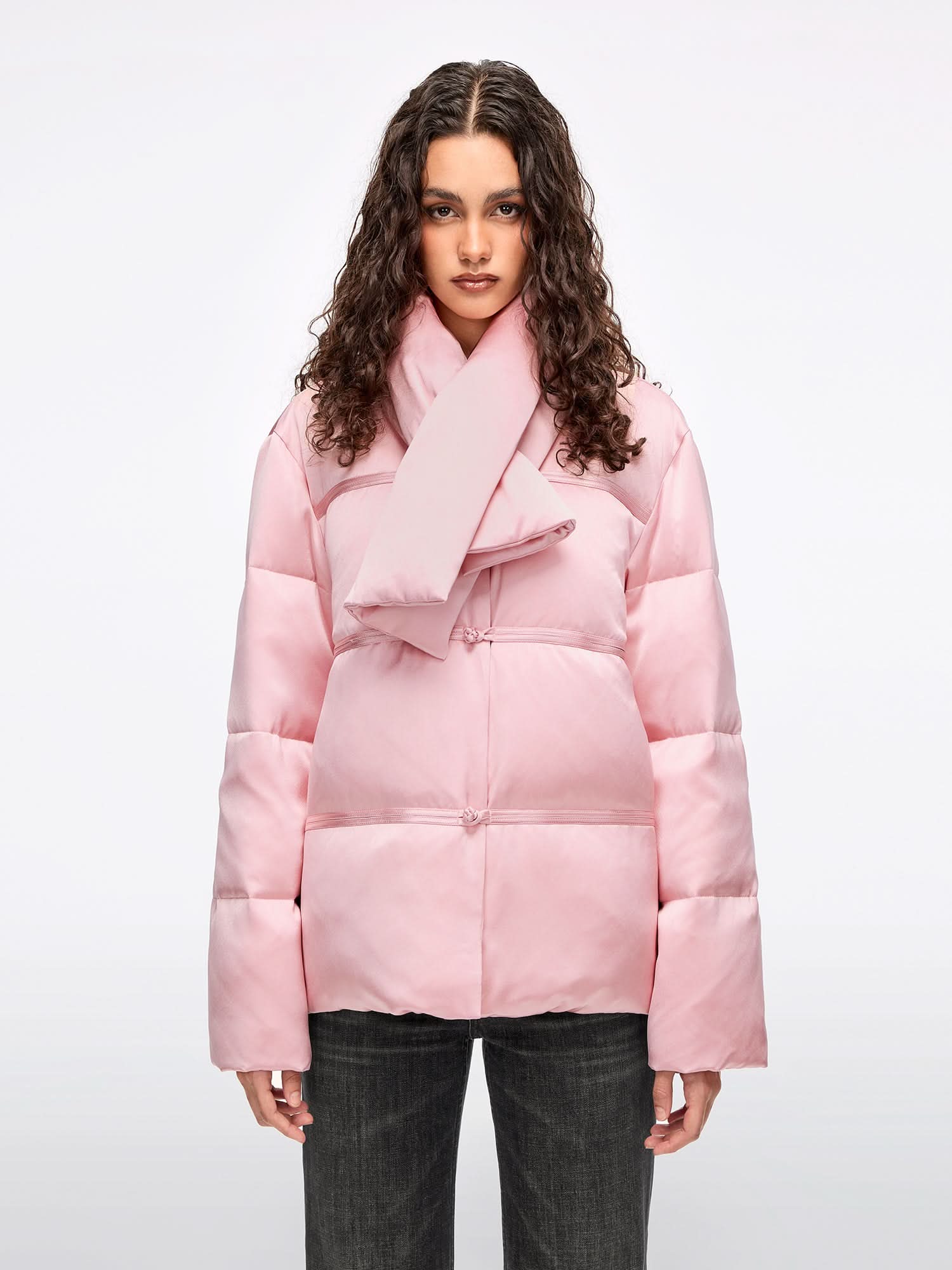Satin Down Jacket - MISS SIXTY