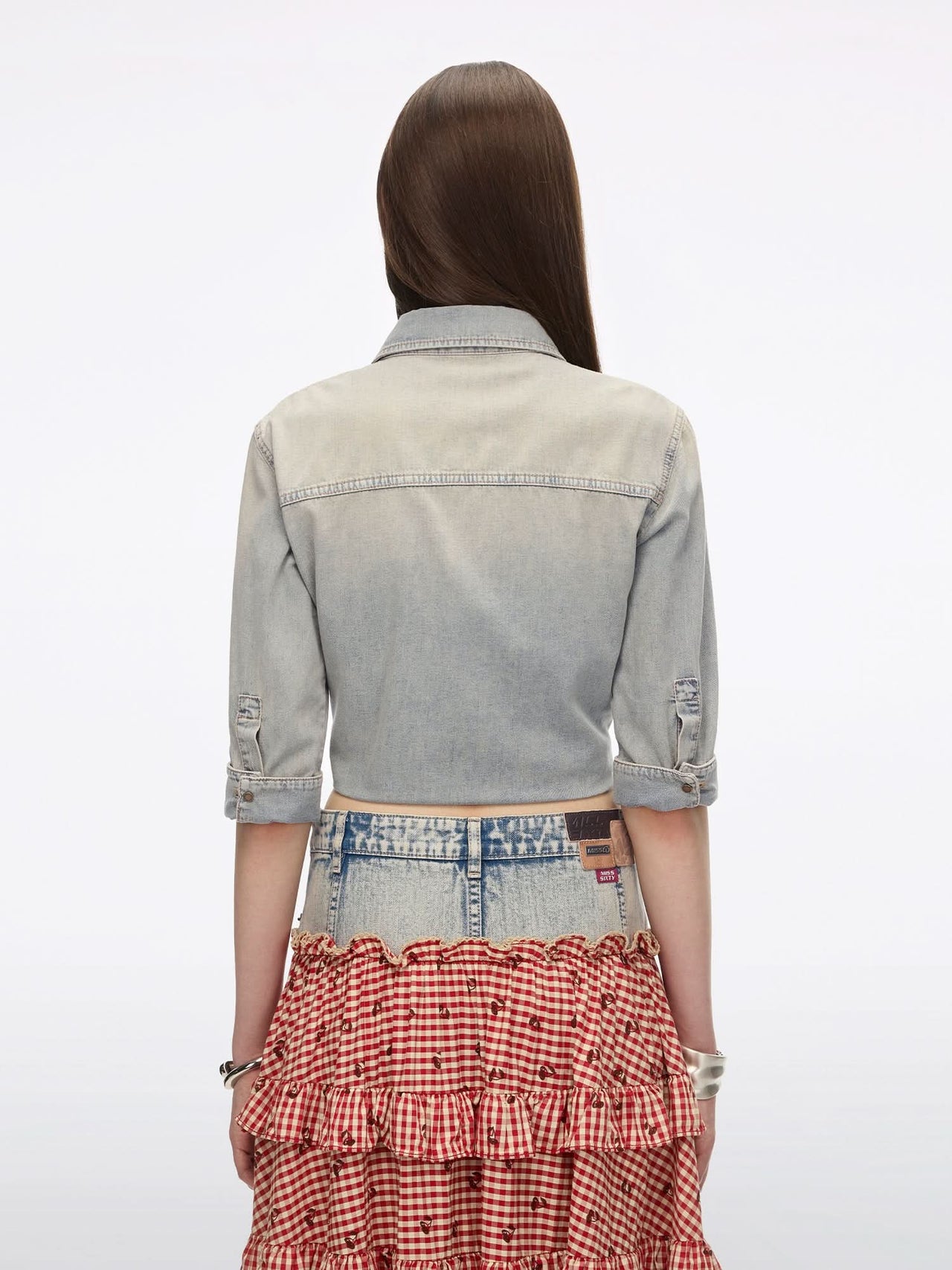 Multi-Patch Denim Shirt