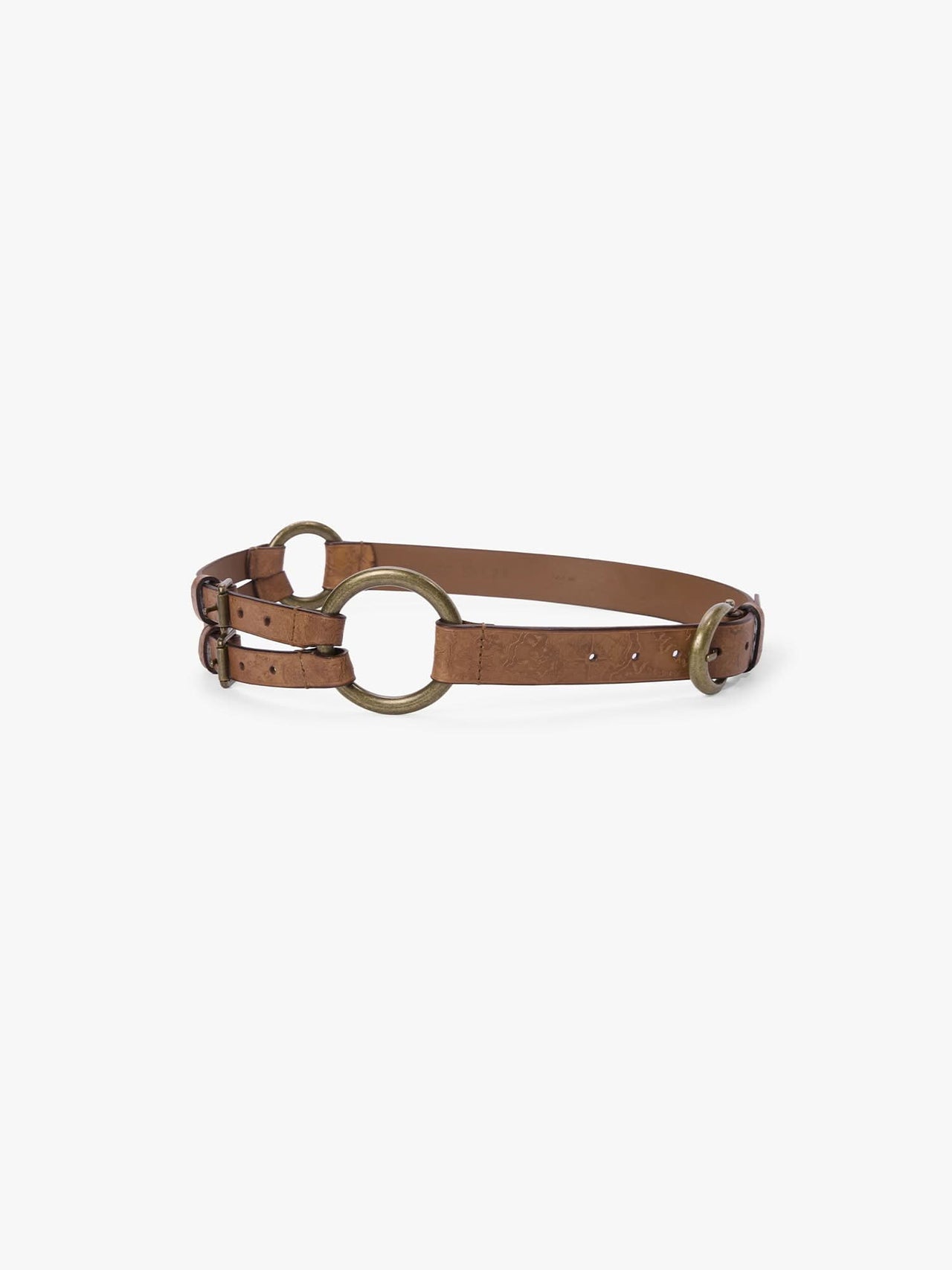 Embossed Leather Belt