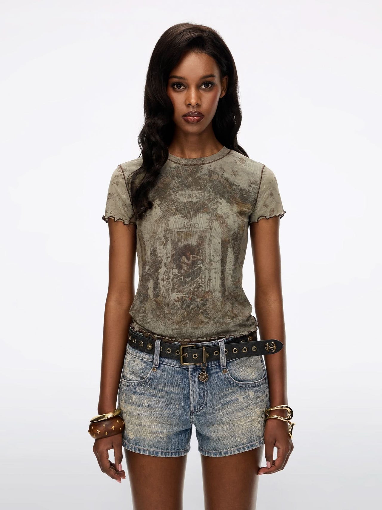 Studded Leather Belt