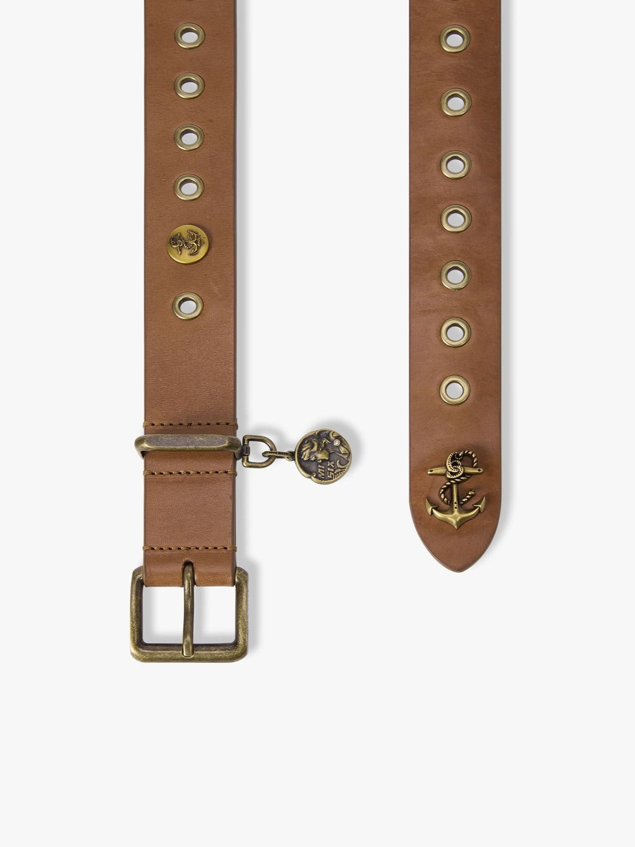 Studded Leather Belt
