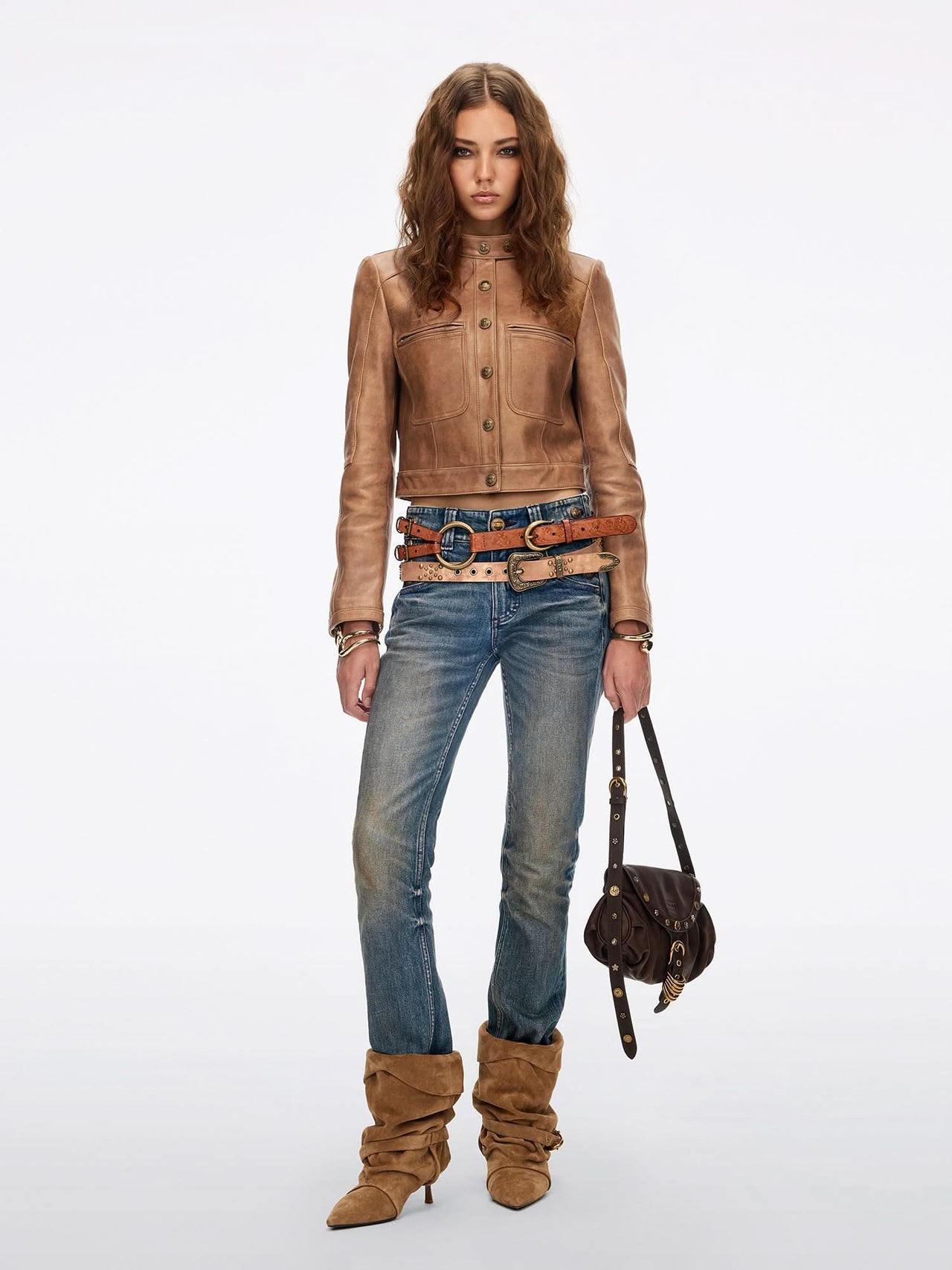 Distressed Flared Jeans
