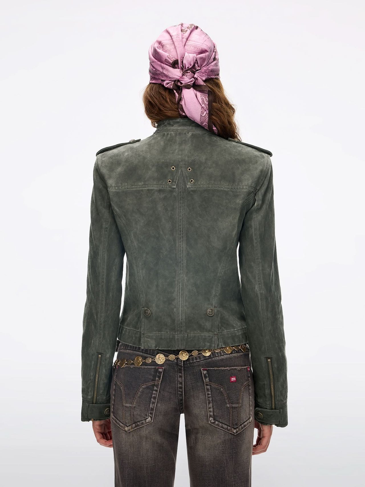 Distressed Denim Jacket