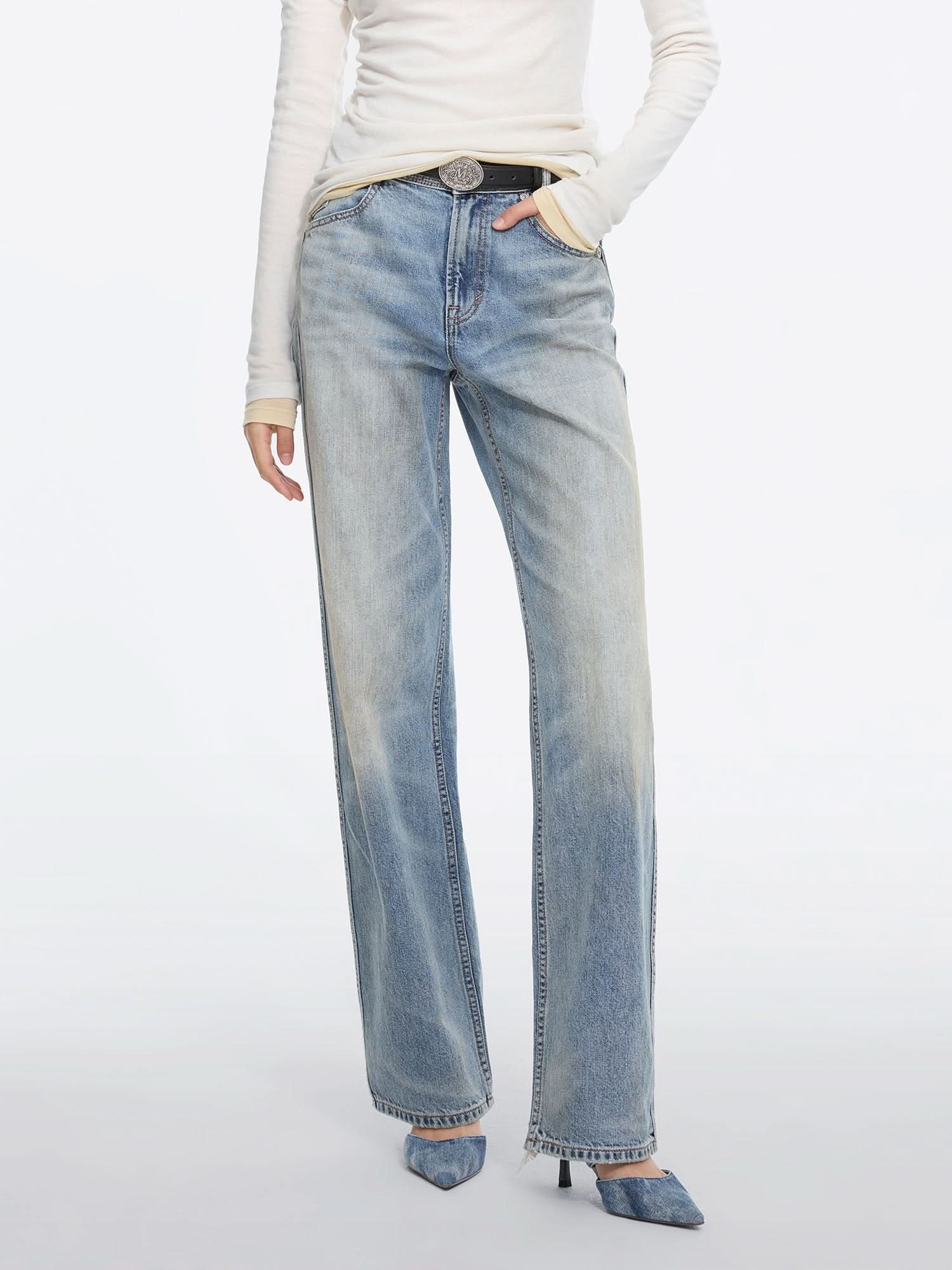 Straight-leg Denim Jeans - MISS SIXTY