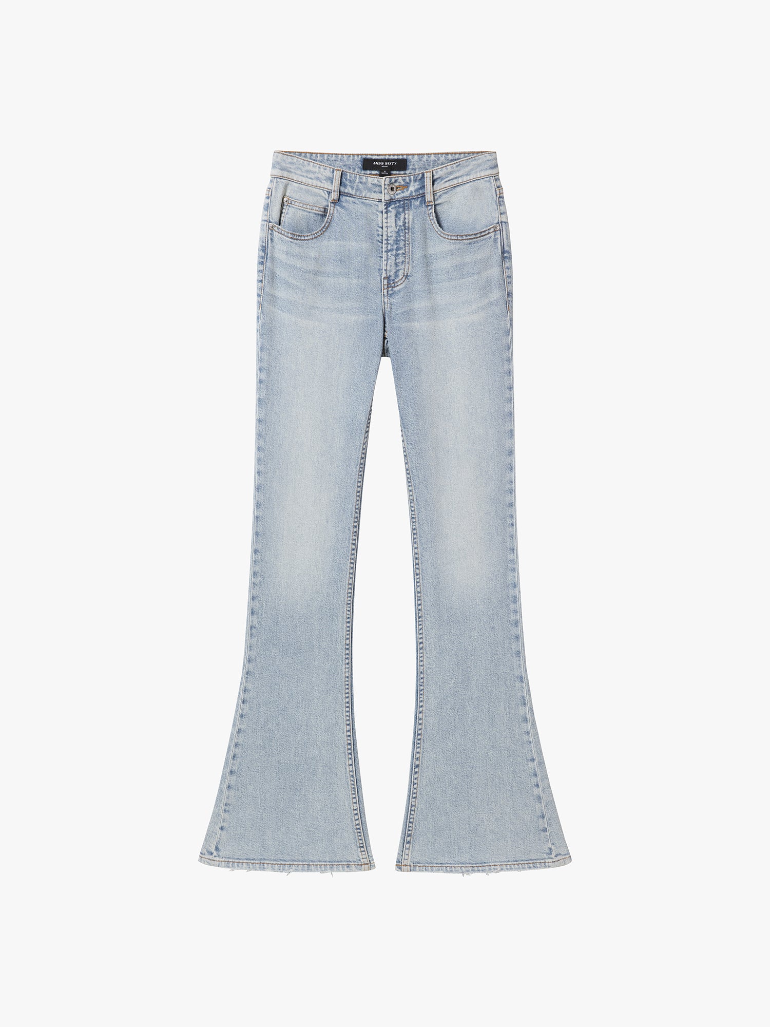 Embroidered Flared Jeans