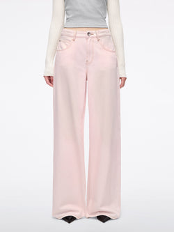 Wide-Leg Denim Jeans