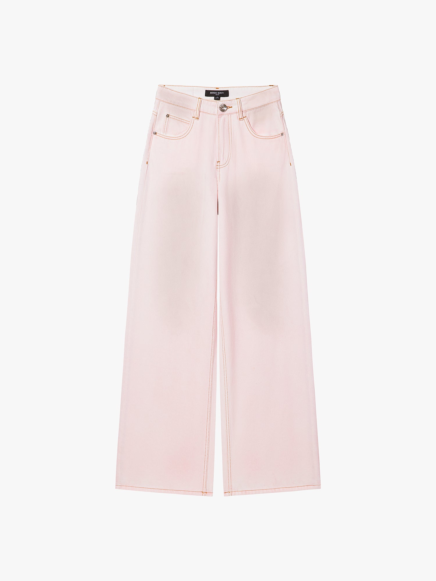 Wide-Leg Denim Jeans
