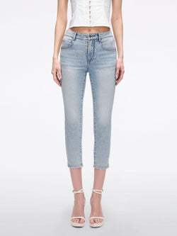 Embroidered Skinny Jeans