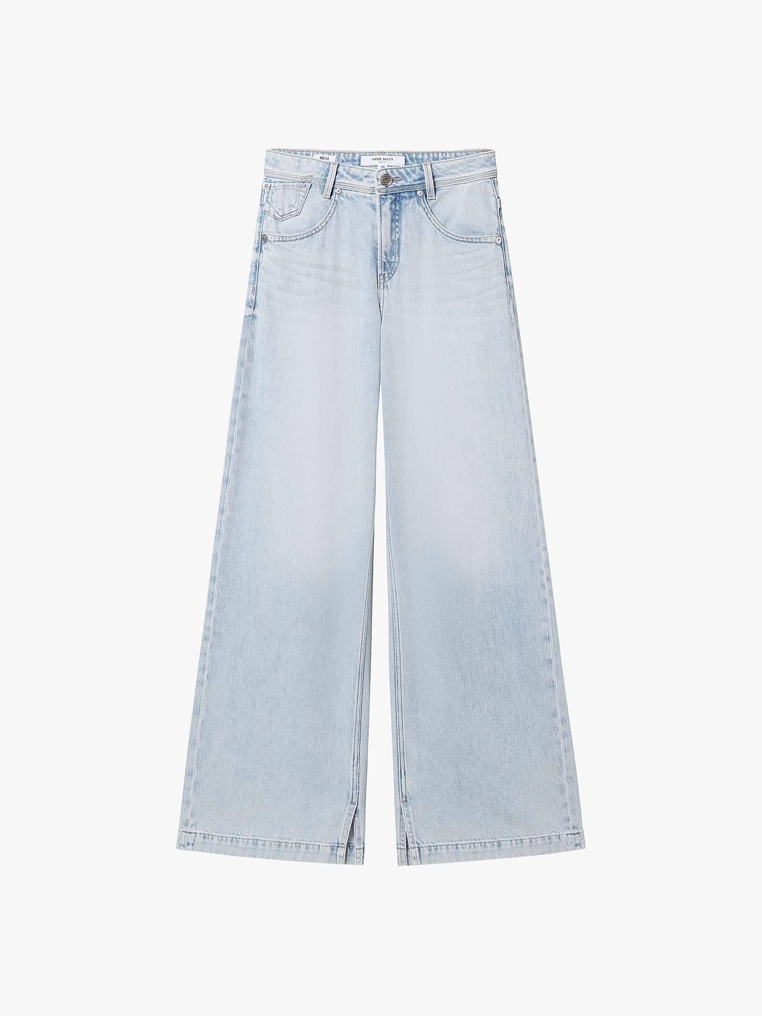 Loose Wide-Leg Jeans