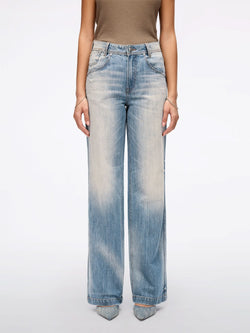 Distressed Straight-fit Jeans