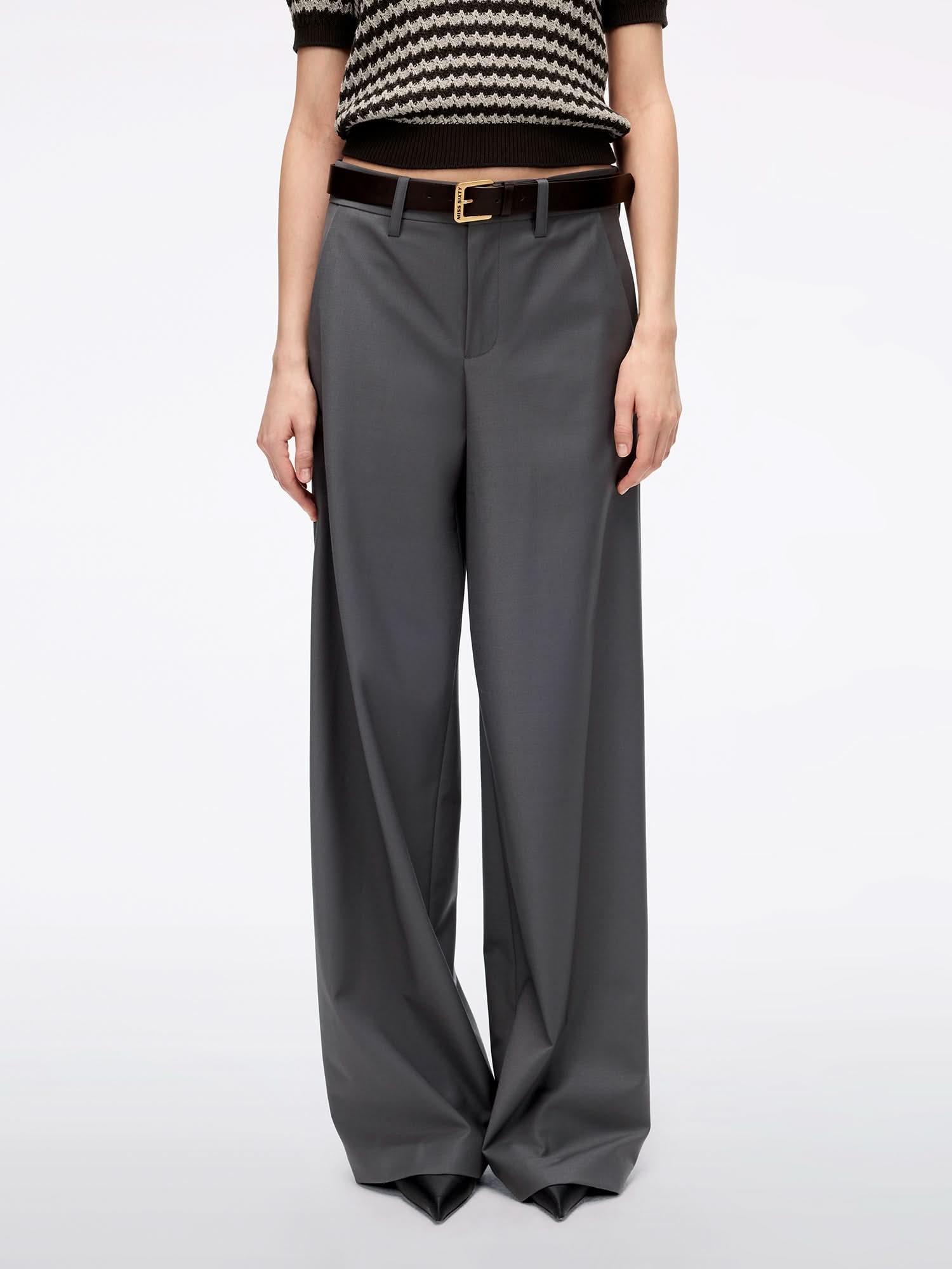 Tailored Trousers with Belt