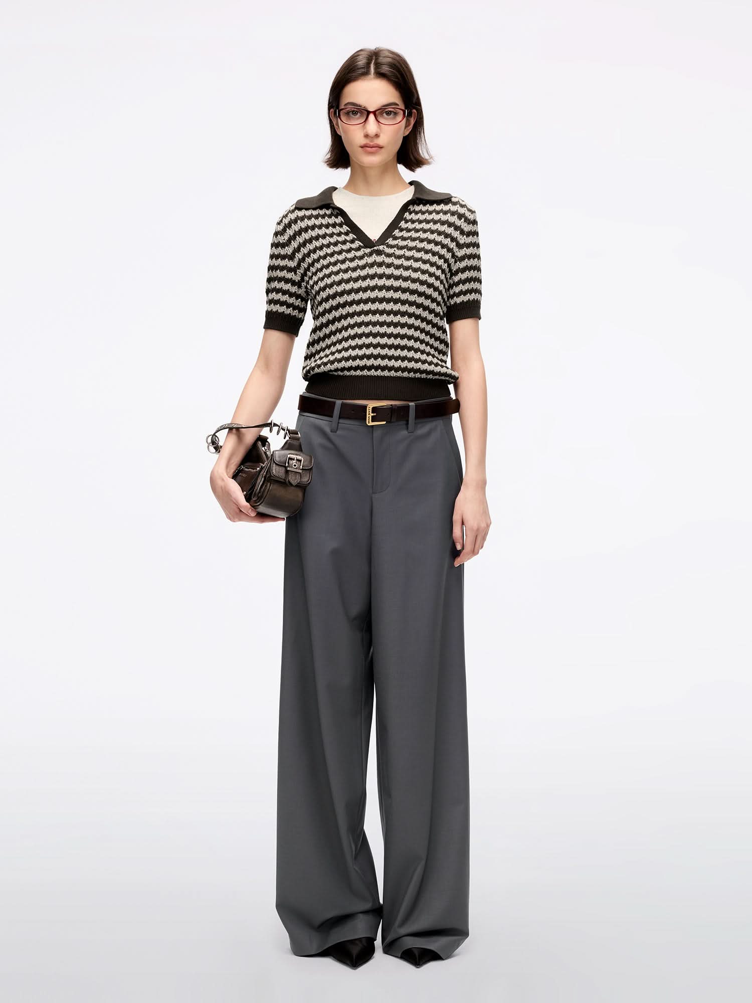 Tailored Trousers with Belt