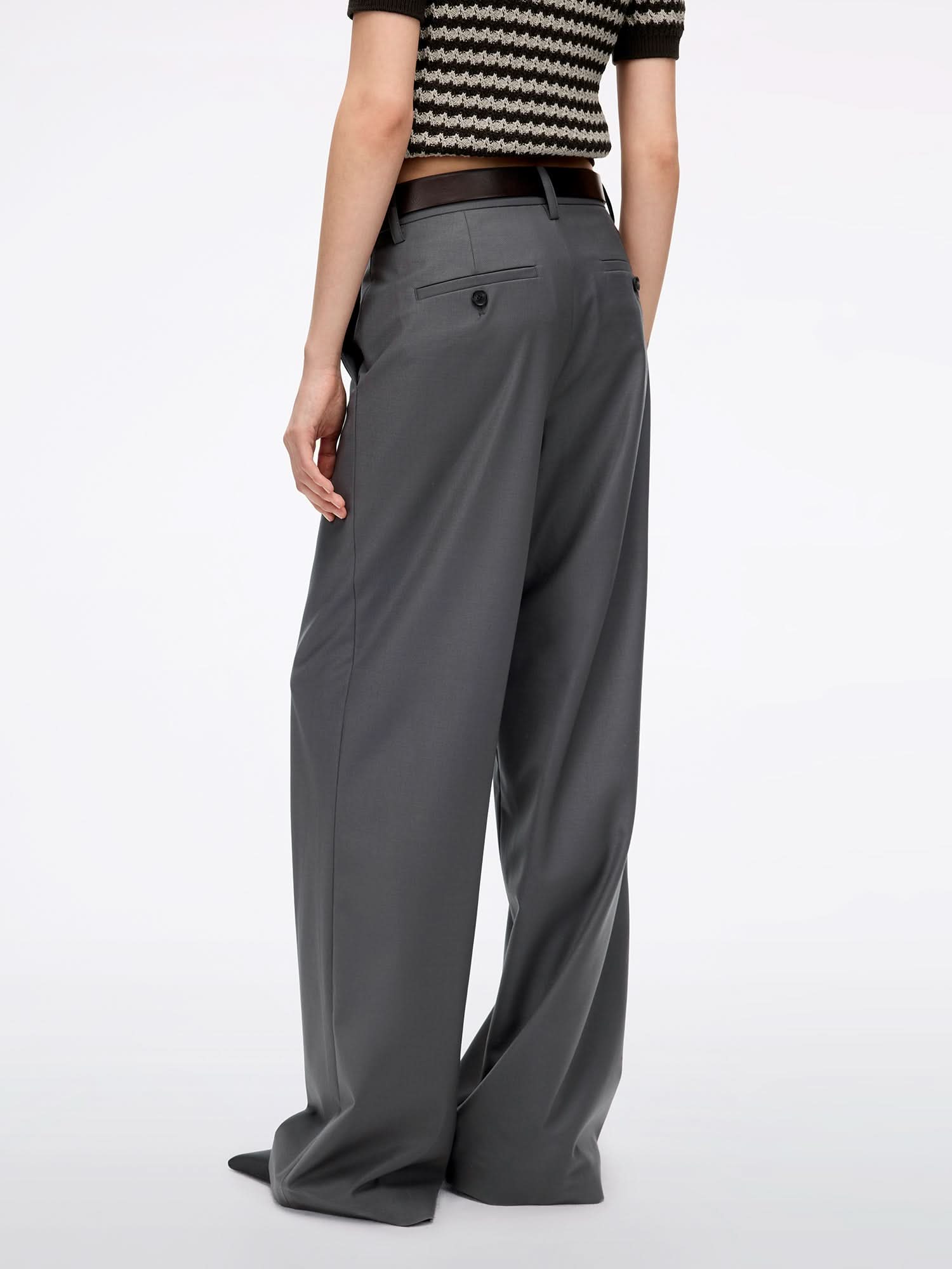 Tailored Trousers with Belt