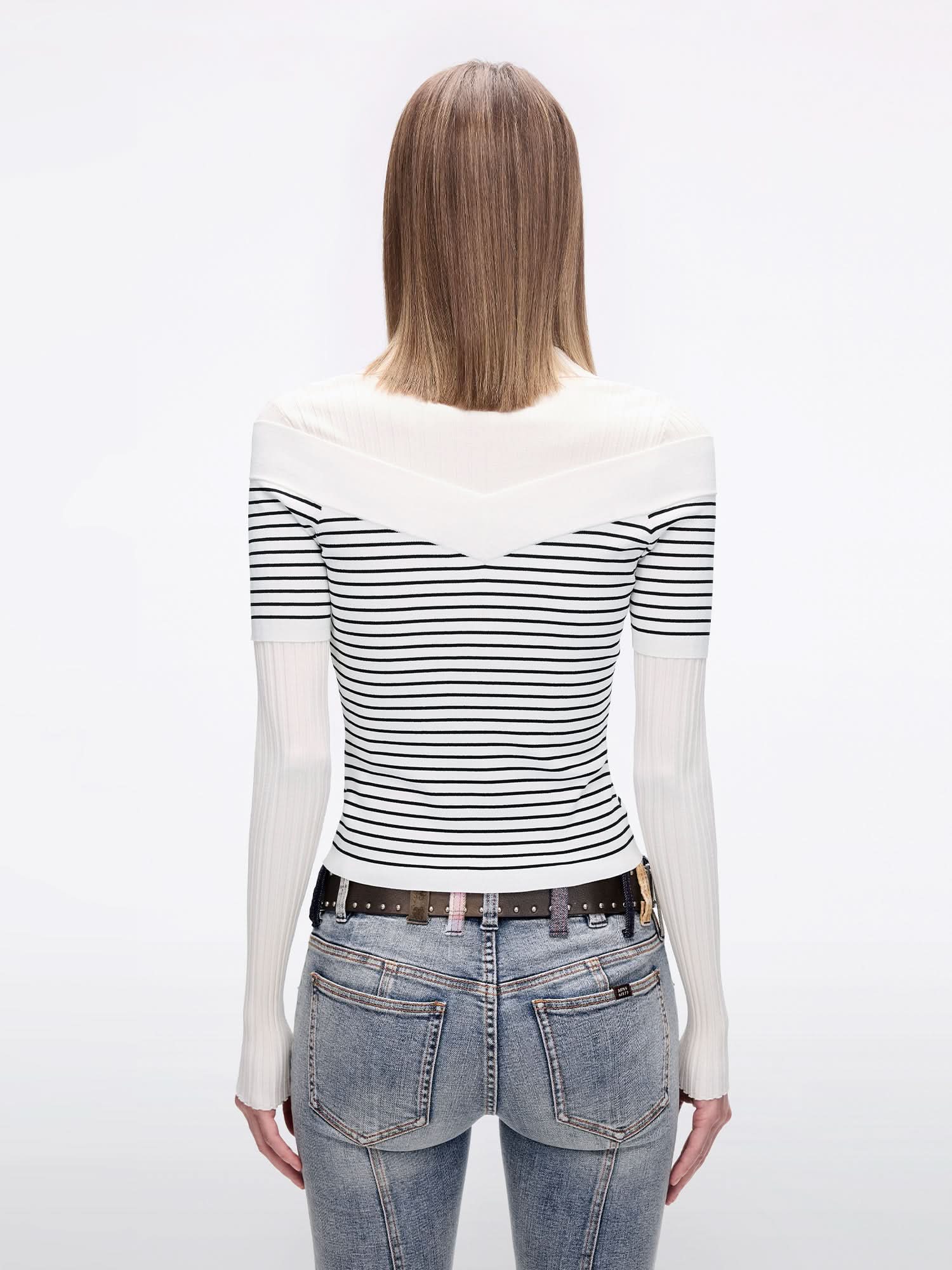 Striped Knit Top